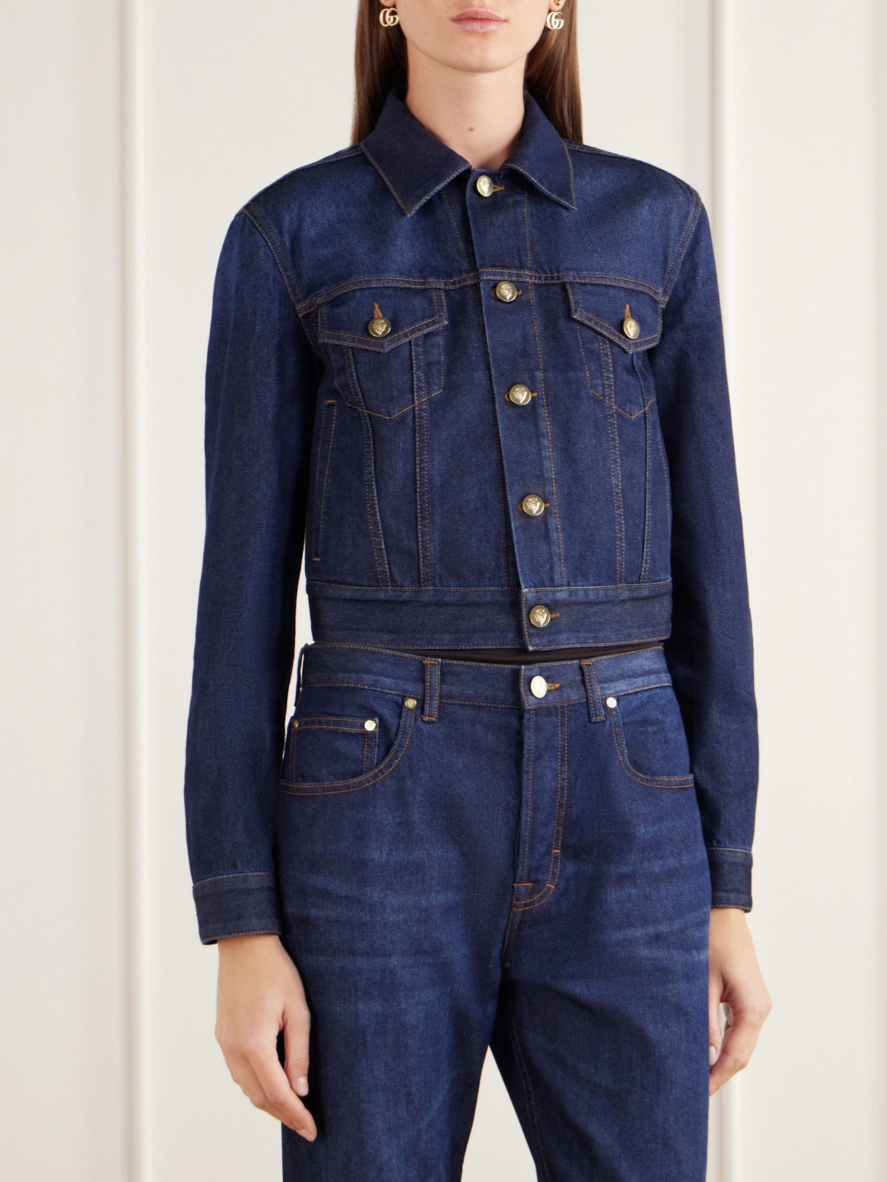 Cropped Denim Jacket