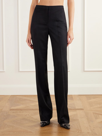 Gucci Wool-blend crepe flared pants