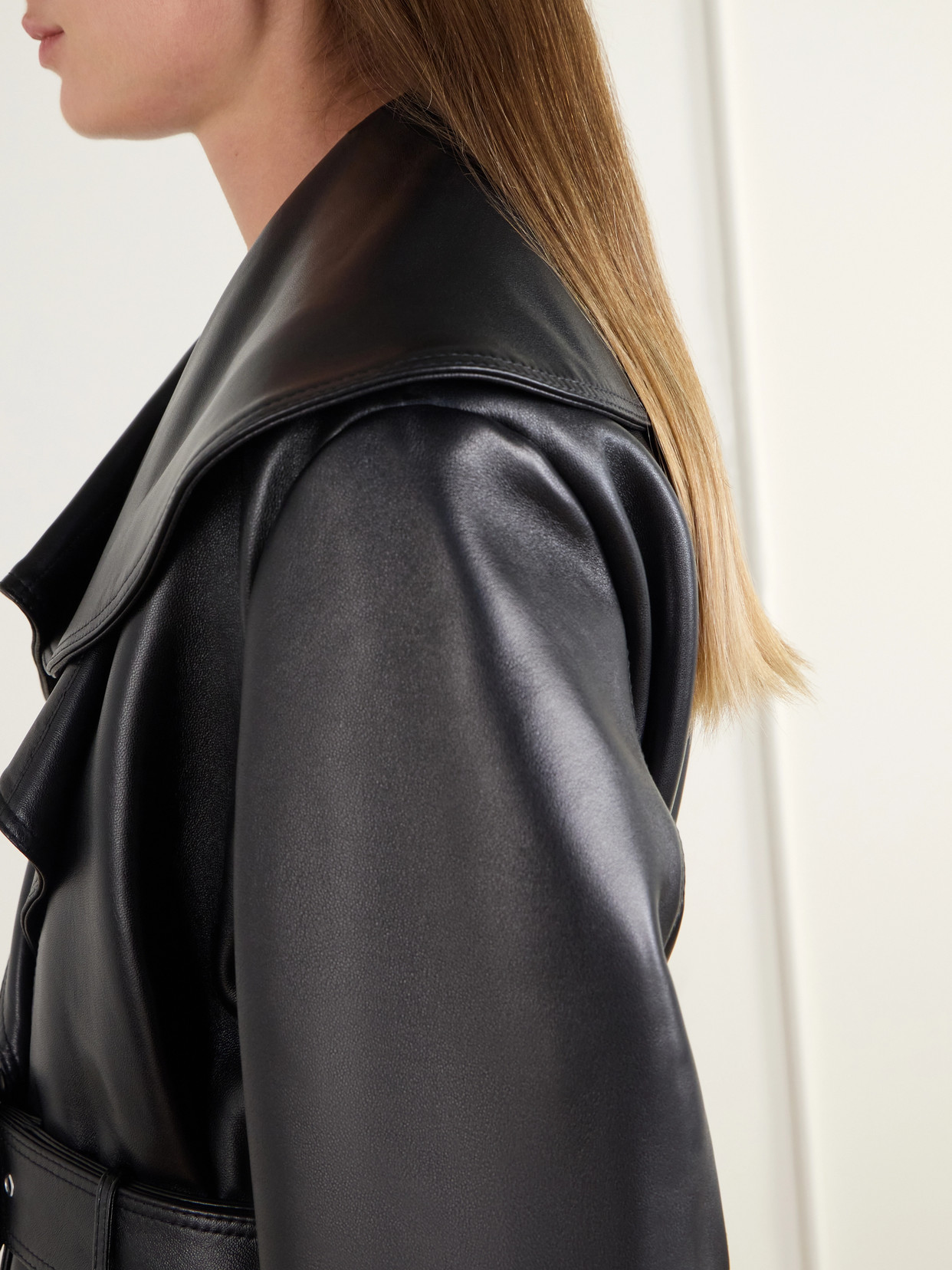 Belted Draped Jacket