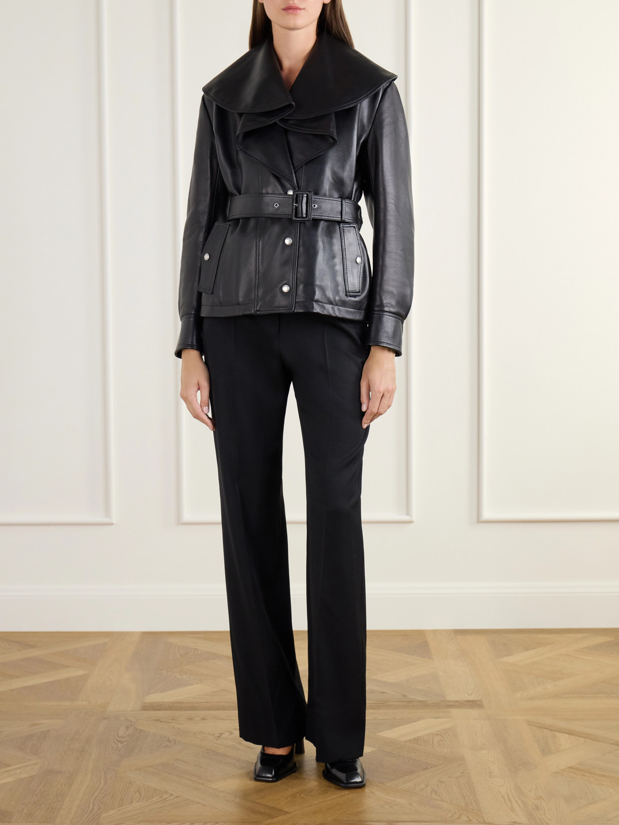 Belted Draped Jacket