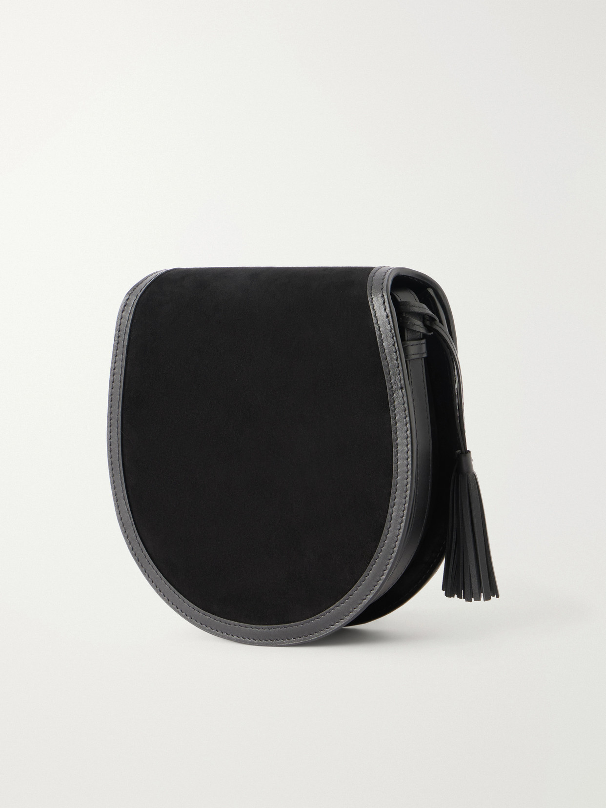 The Small Saddle Tasseled Shoulder Bag