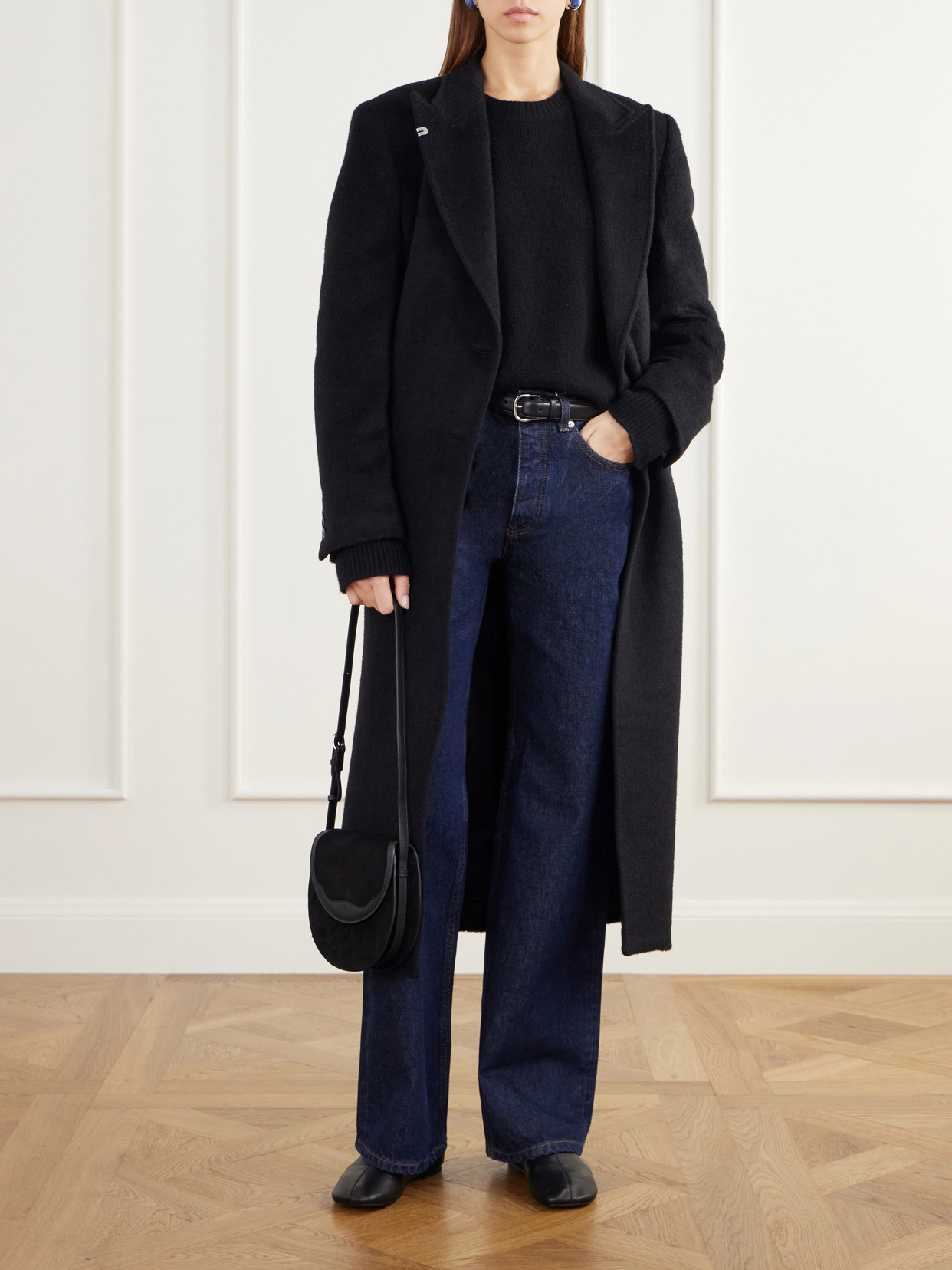 The Small Saddle Tasseled Shoulder Bag