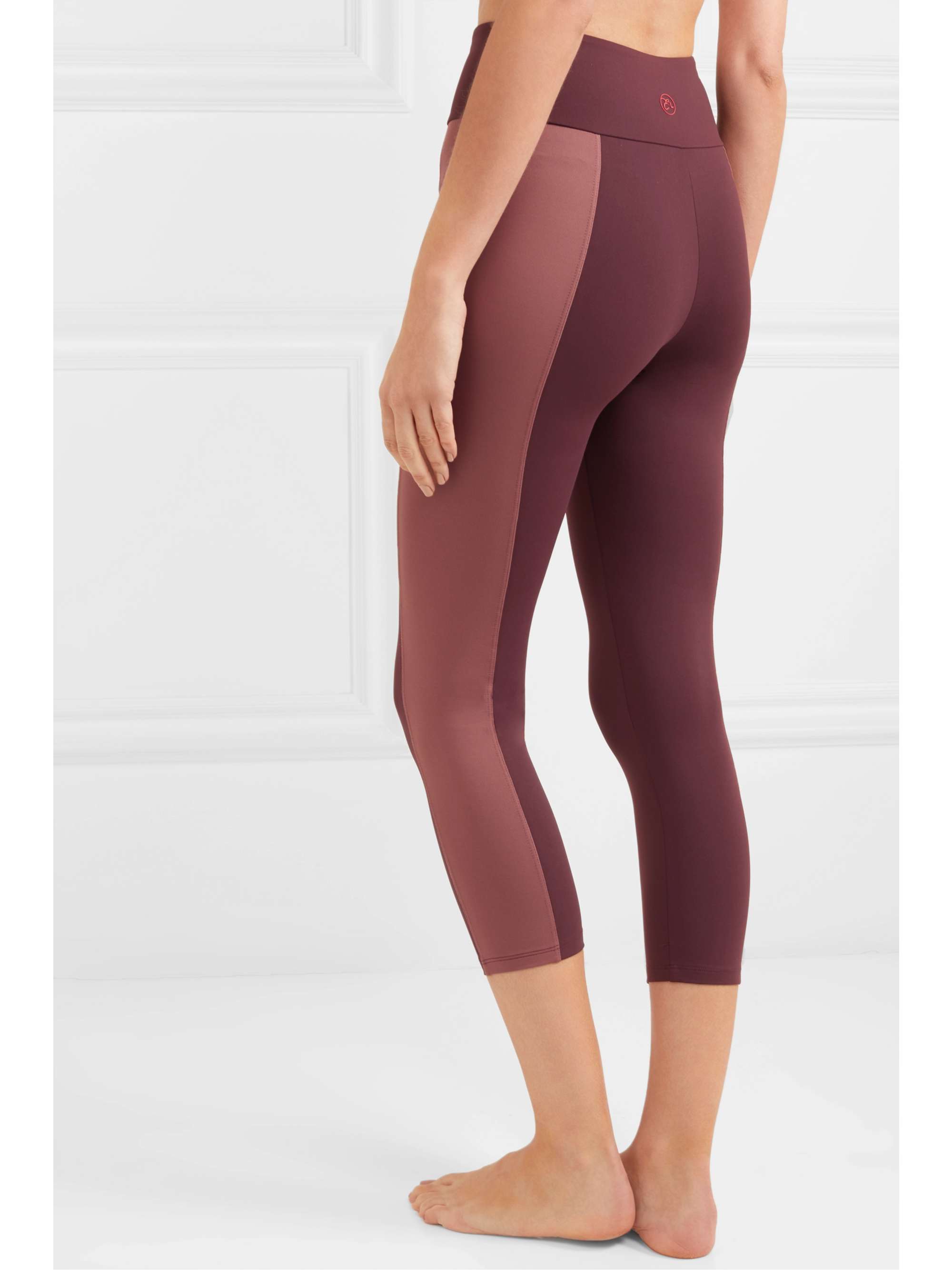 ERNEST LEOTY Therese paneled stretch leggings