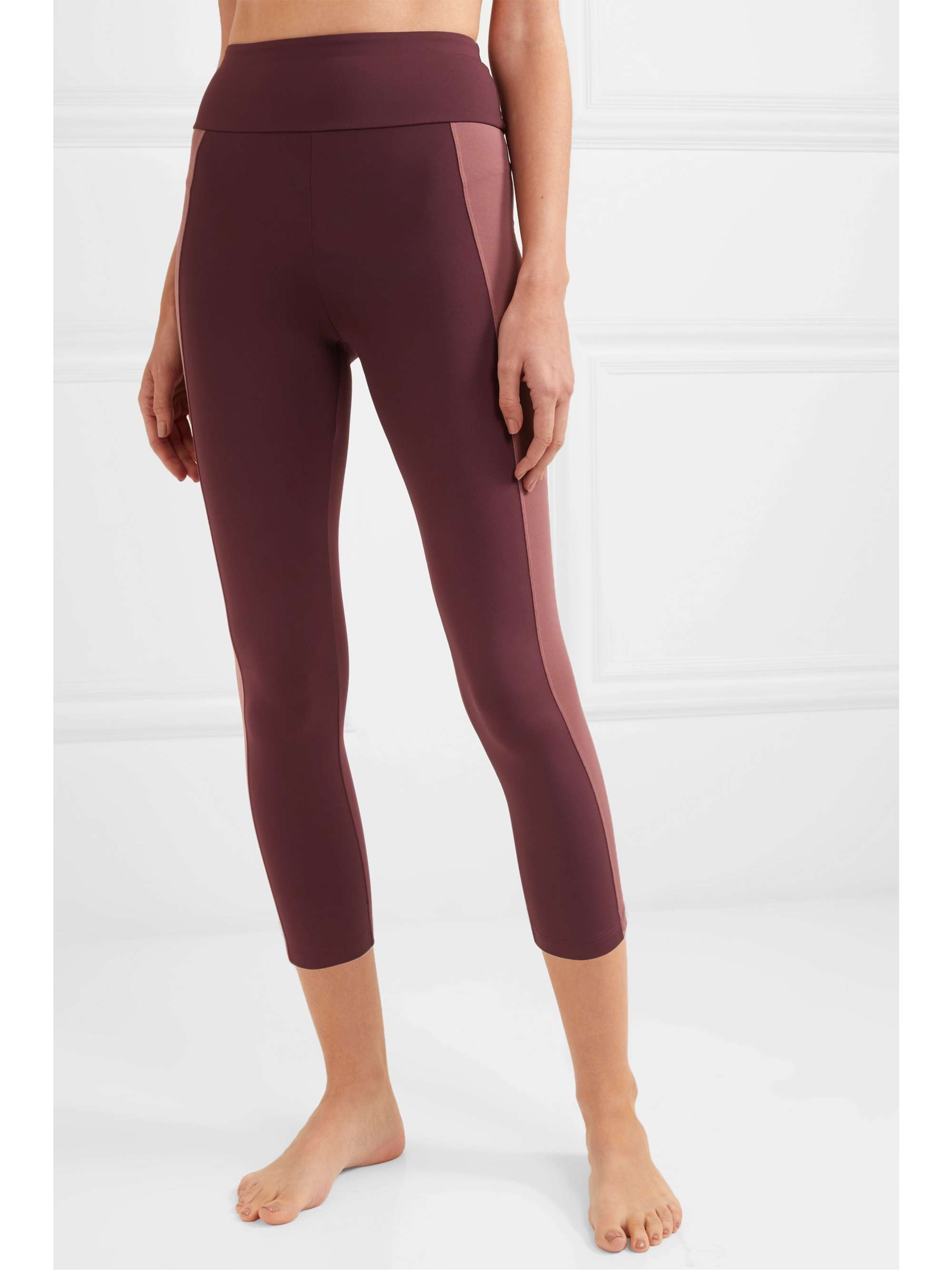 ERNEST LEOTY Therese paneled stretch leggings