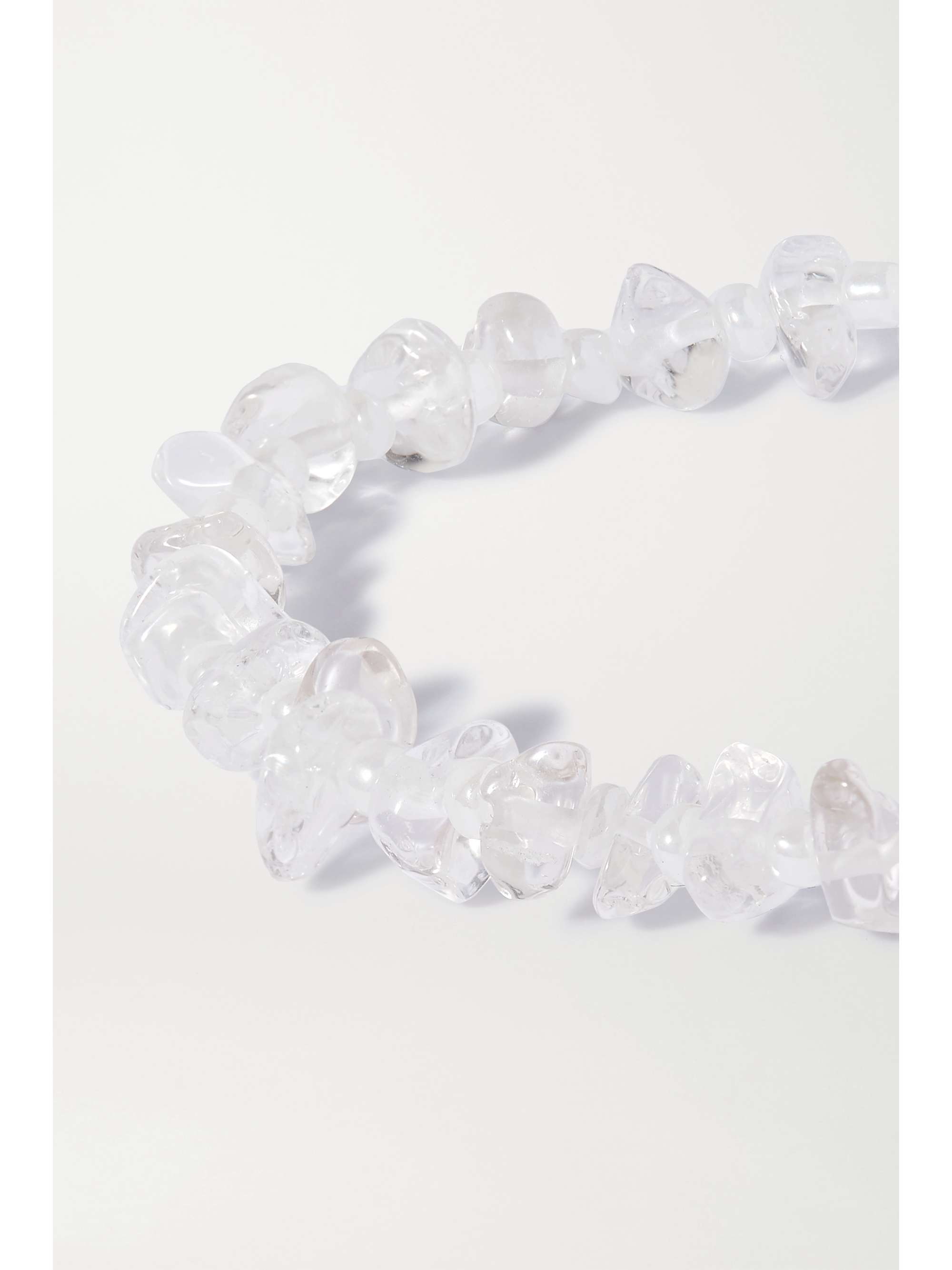 TBALANCE CRYSTALS Absorb, Restore and Regulate set of two quartz and enamel bracelets