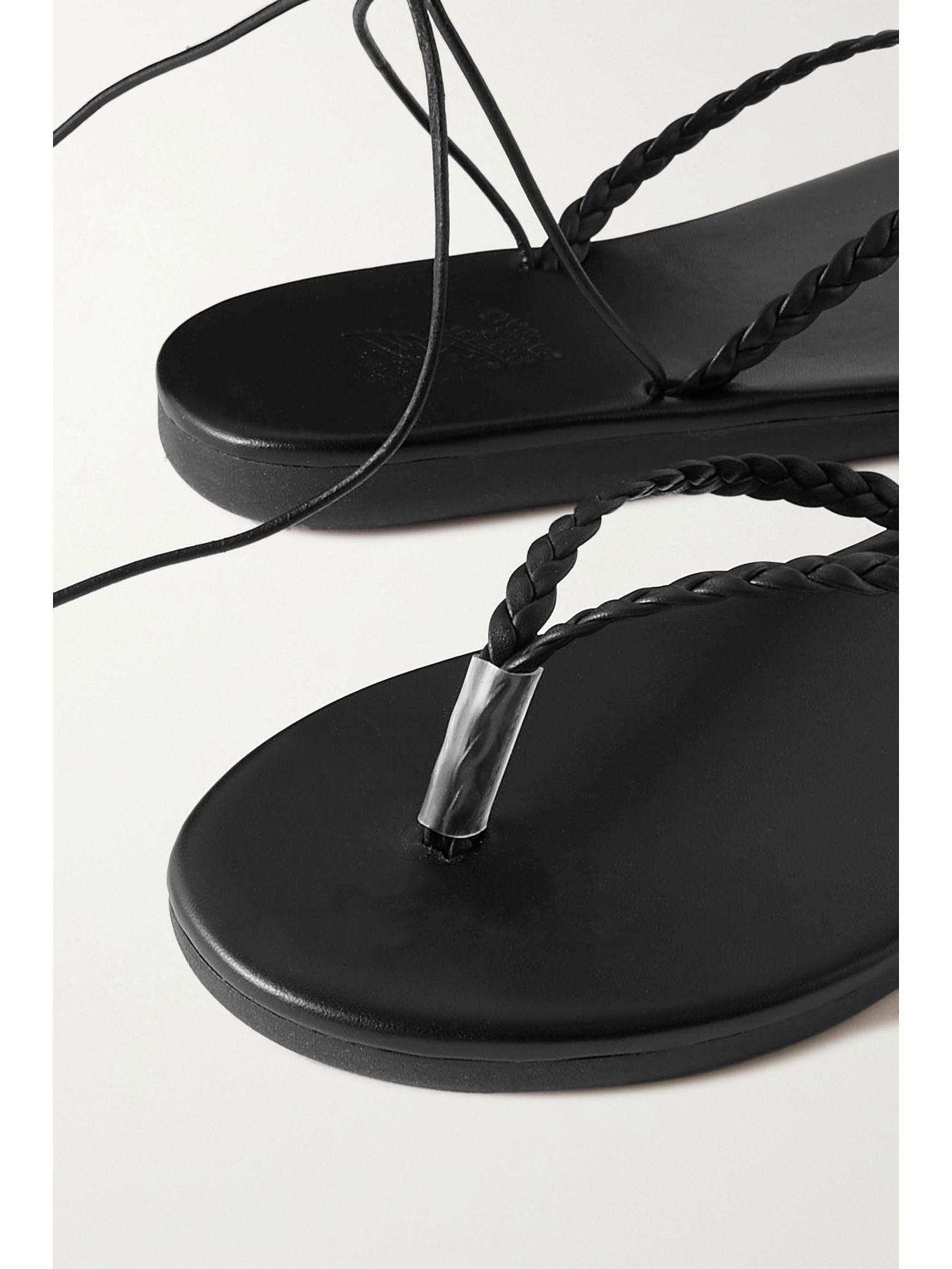 braided leather sandals mens