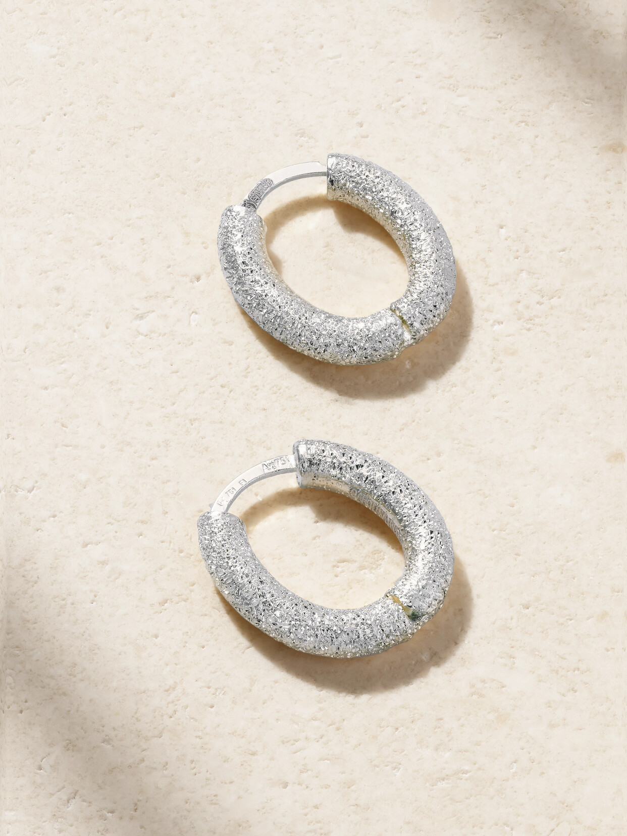 Carolina Bucci 18-karat White Gold Hoop Earrings