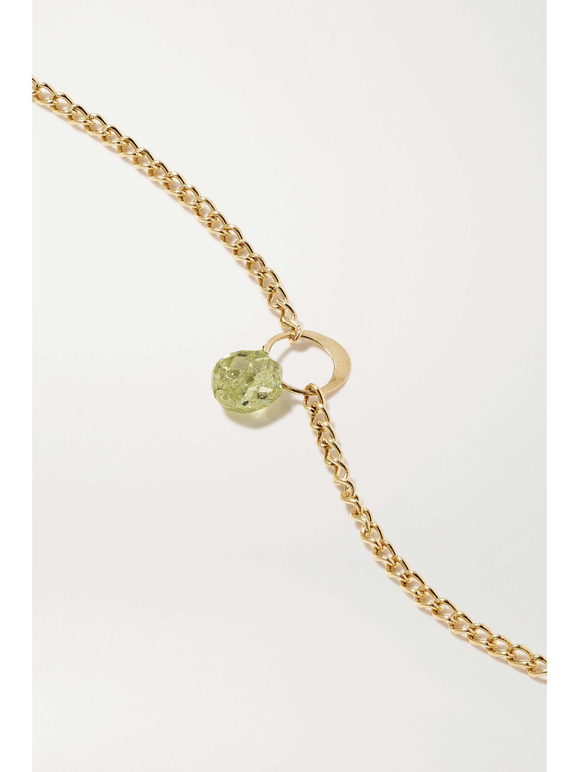 MELISSA JOY MANNING 14-karat gold diamond bracelet