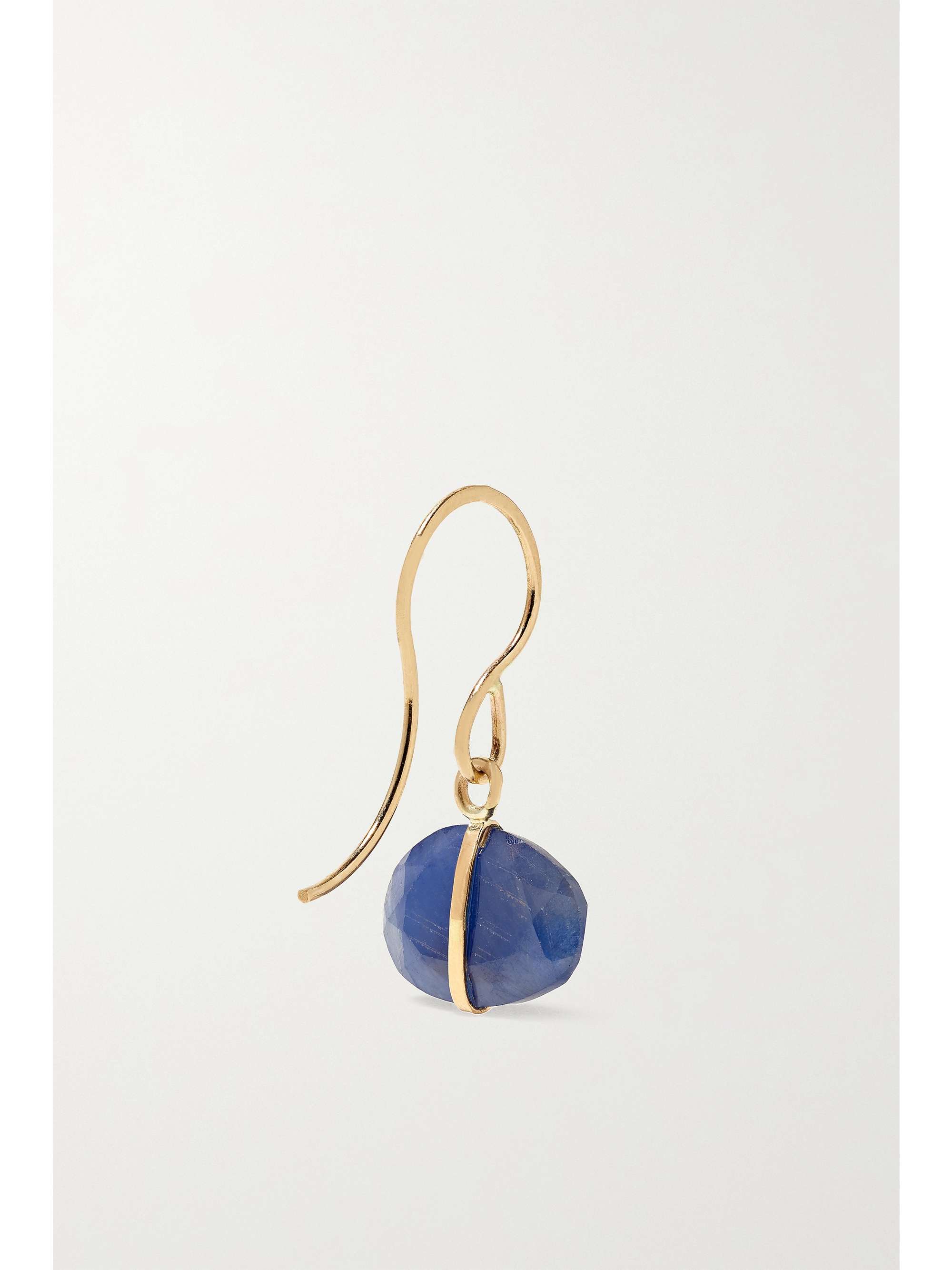 MELISSA JOY MANNING 14-karat recycled gold sapphire earrings