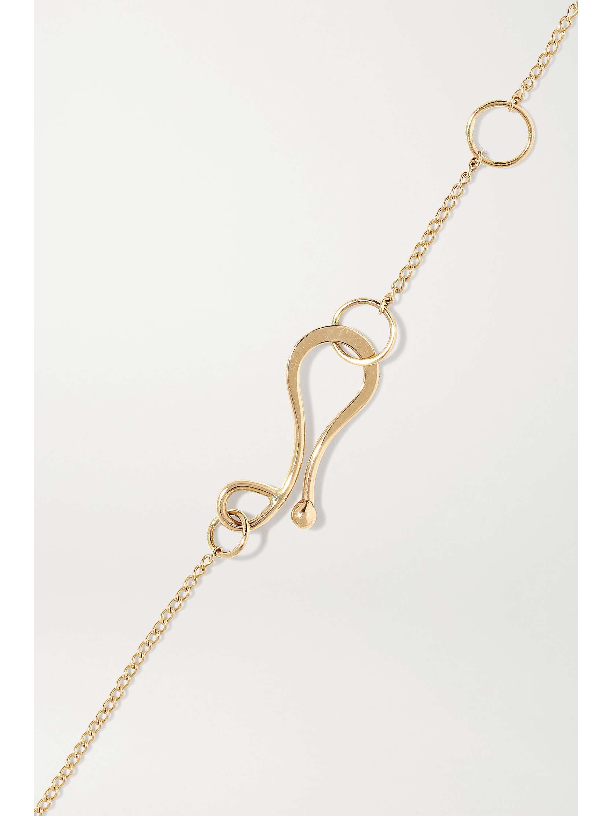 MELISSA JOY MANNING 14-karat gold diamond bracelet