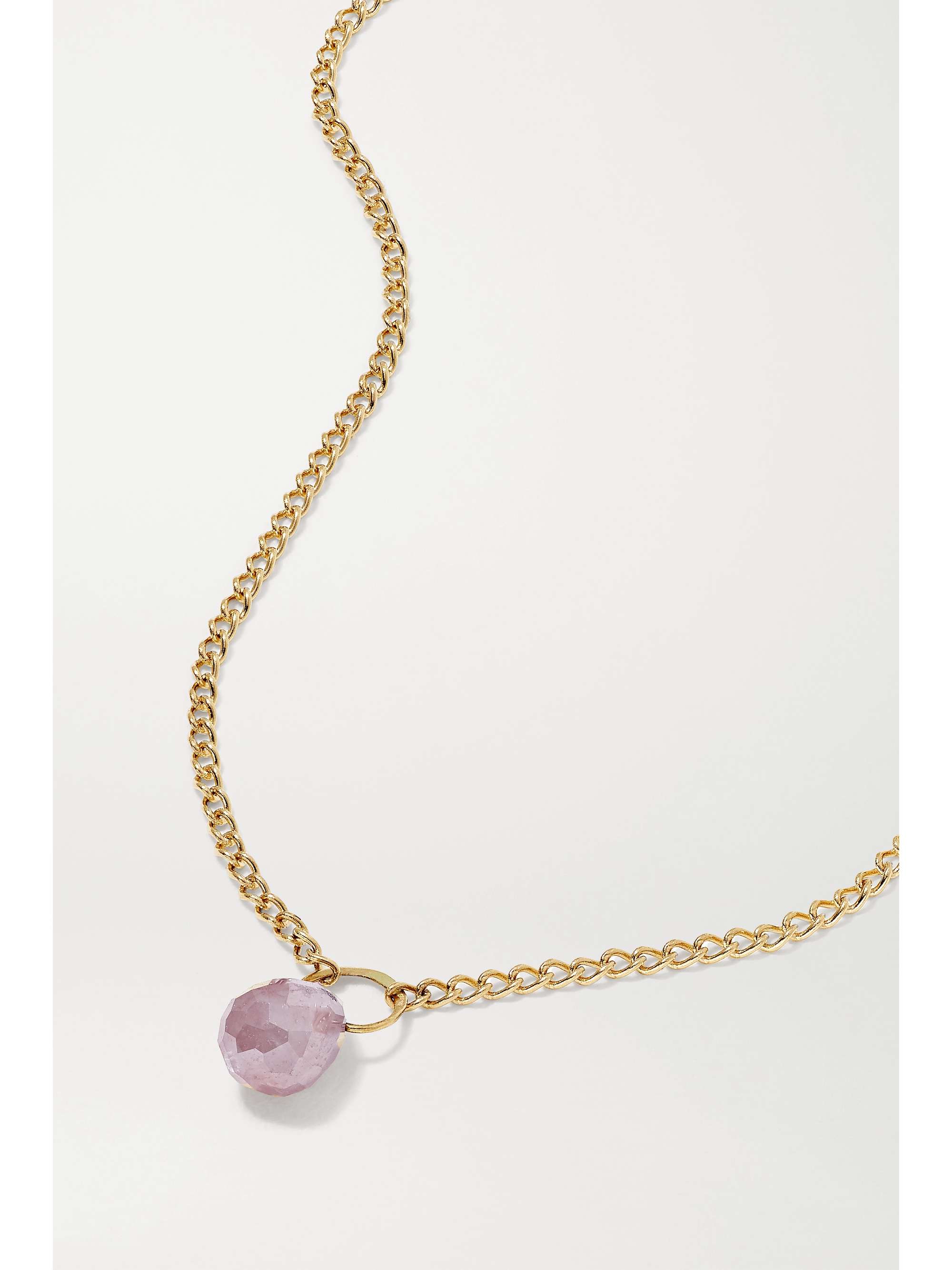 MELISSA JOY MANNING 14-karat gold diamond necklace