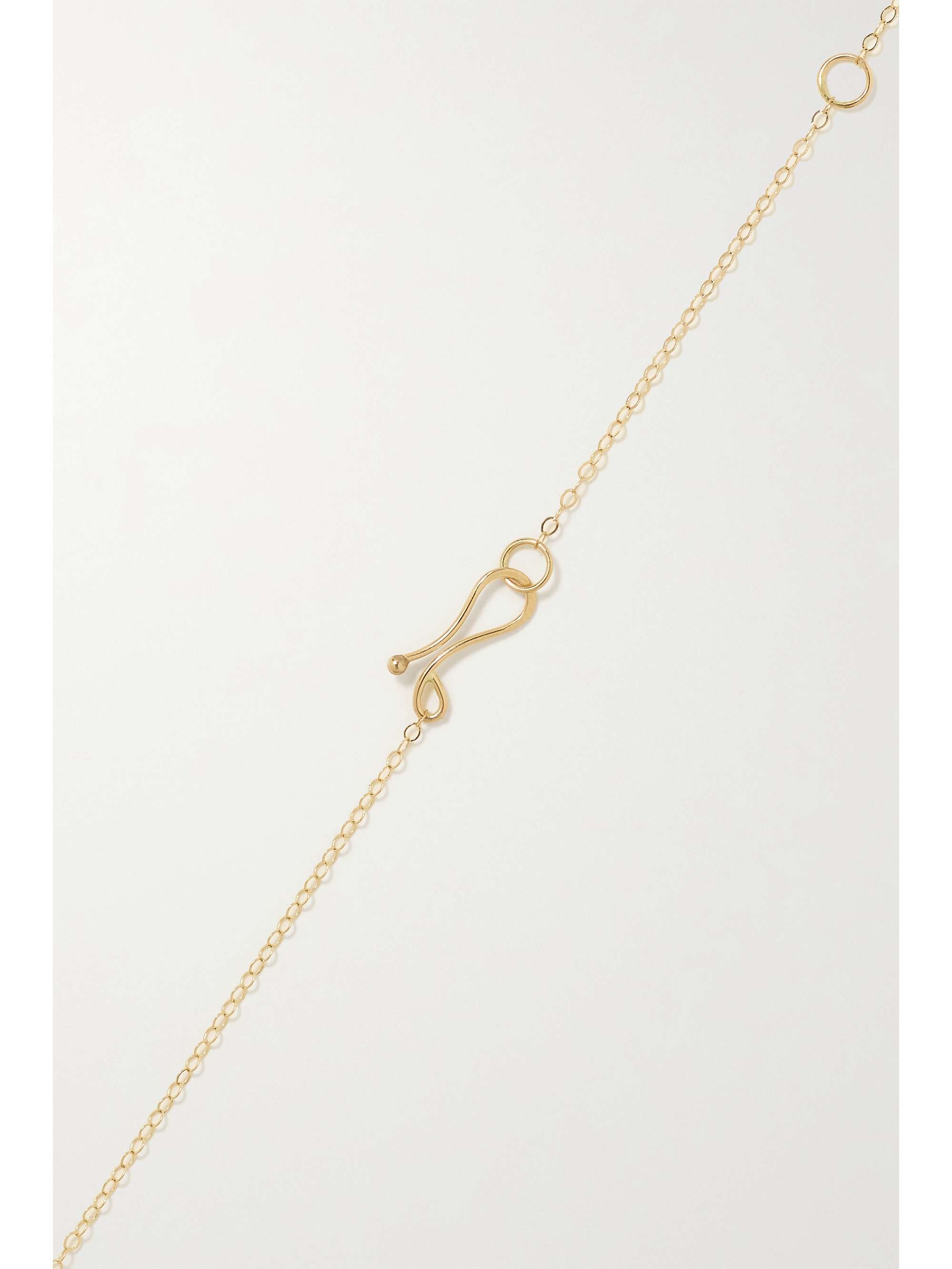 MELISSA JOY MANNING Collier en or 14 carats (585/1000) recyclé et opale