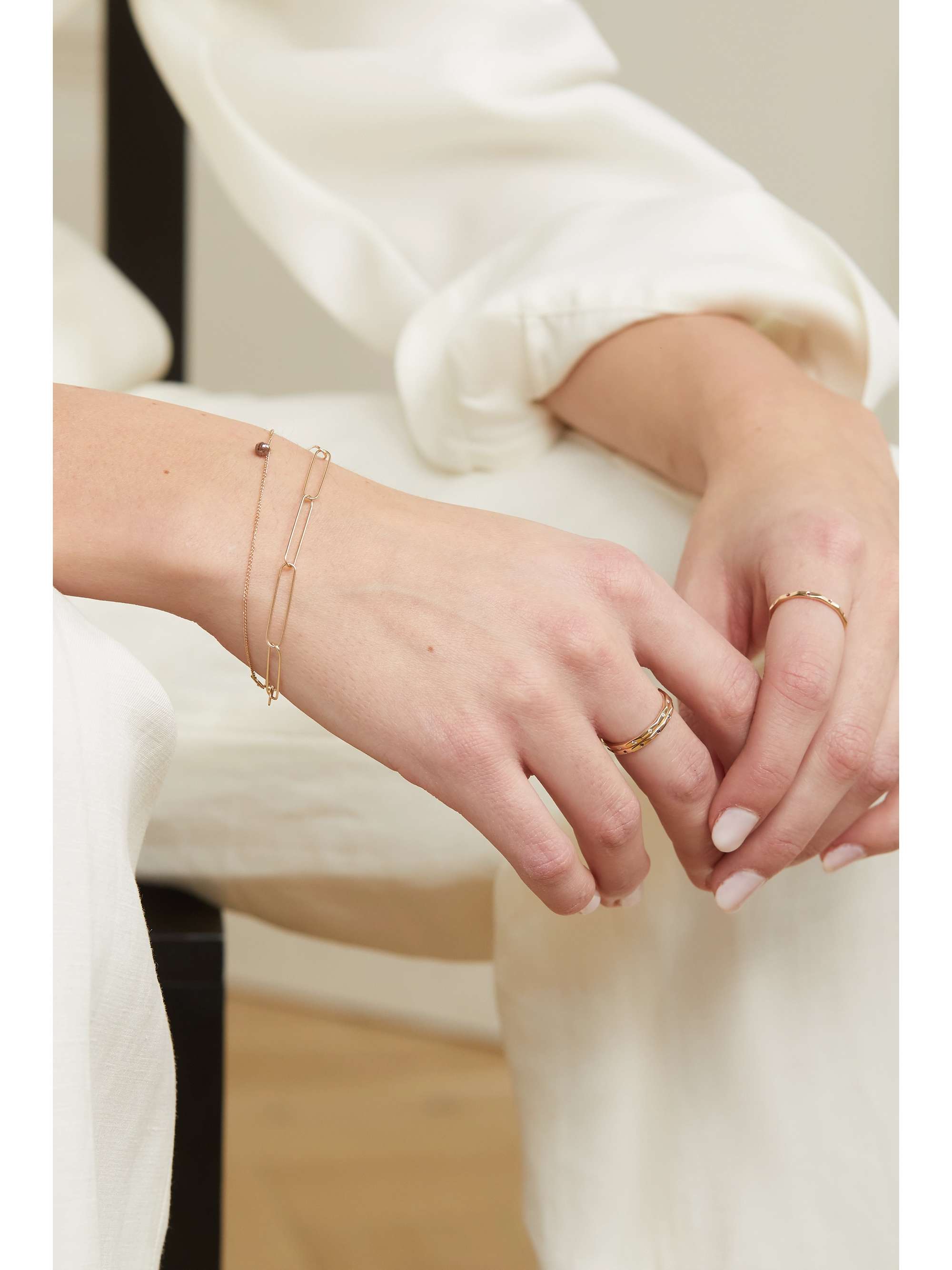 MELISSA JOY MANNING 14-karat gold bracelet