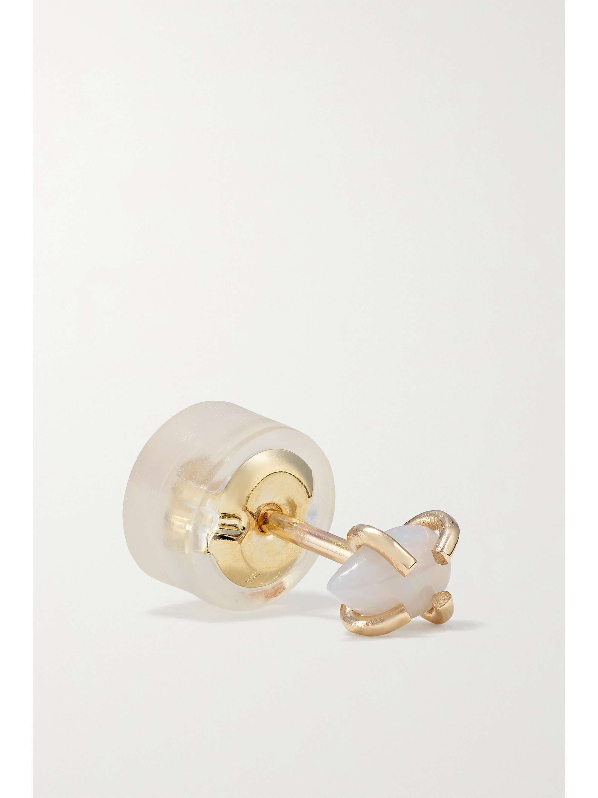 MELISSA JOY MANNING 14-karat recycled gold opal earrings
