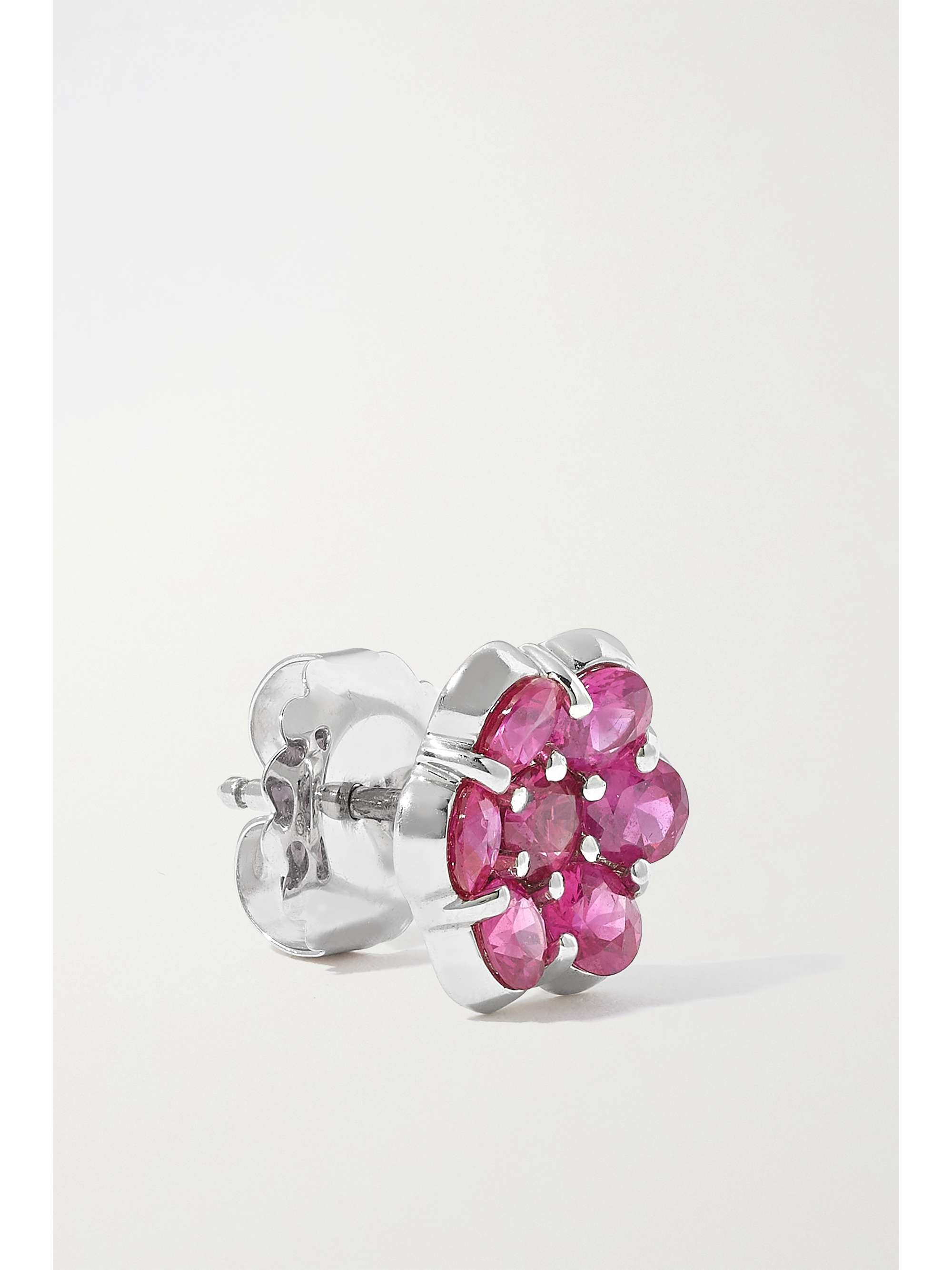 BAYCO Platinum sapphire earrings
