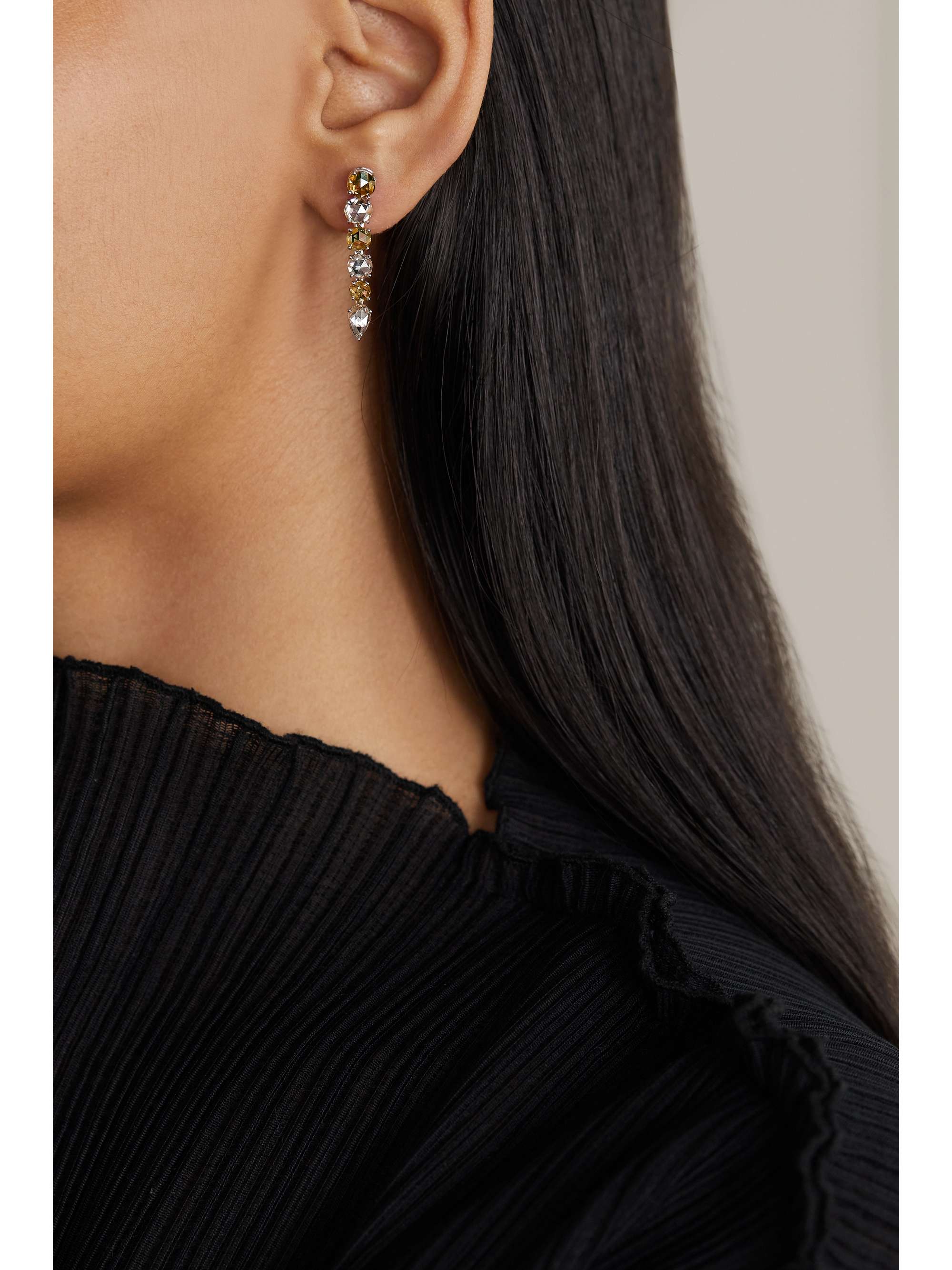 BAYCO Platinum diamond earrings