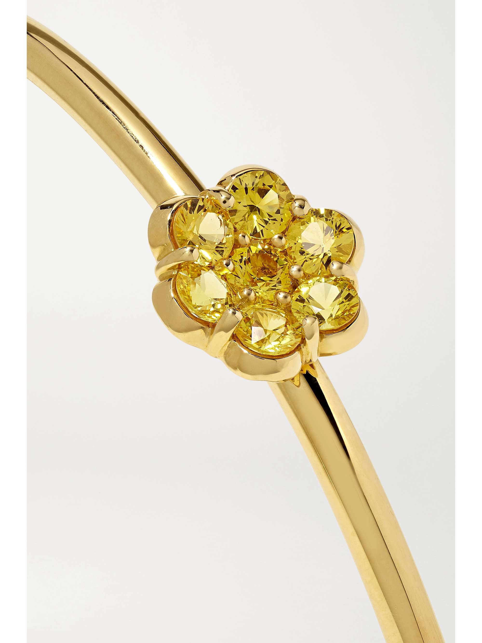 BAYCO 18-karat rose gold sapphire cuff