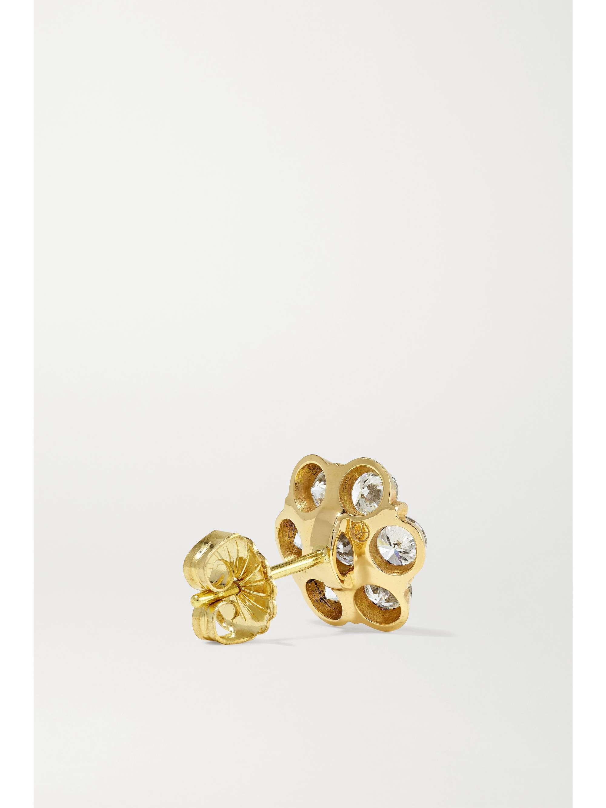 BAYCO Platinum sapphire earrings