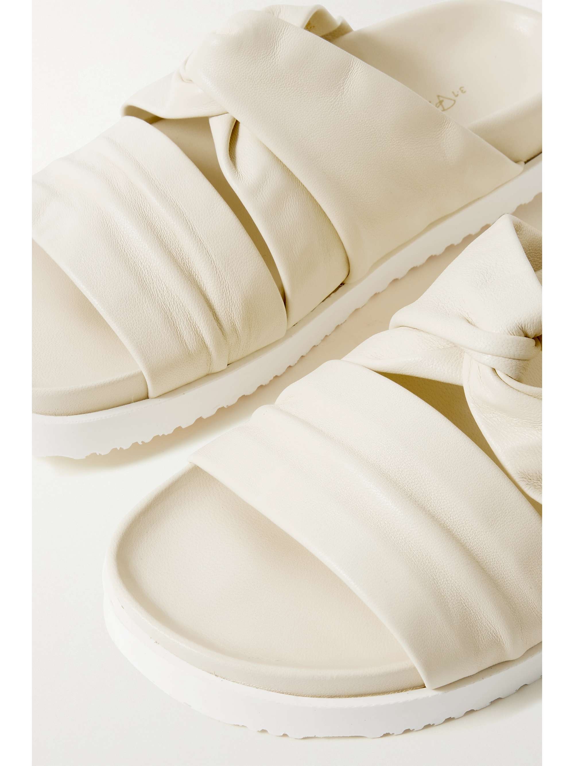3.1 PHILLIP LIM Knotted leather slides