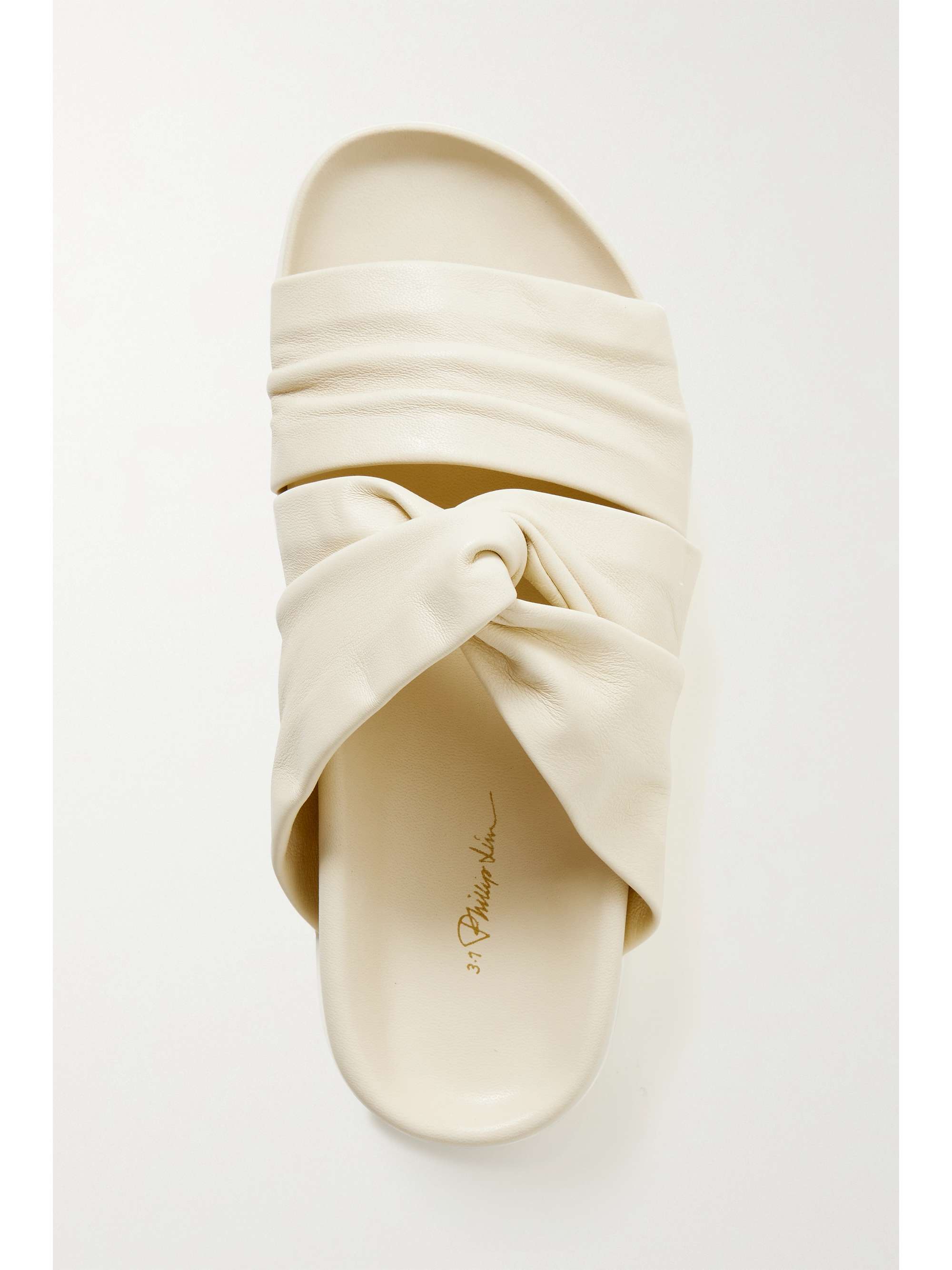 3.1 PHILLIP LIM Knotted leather slides