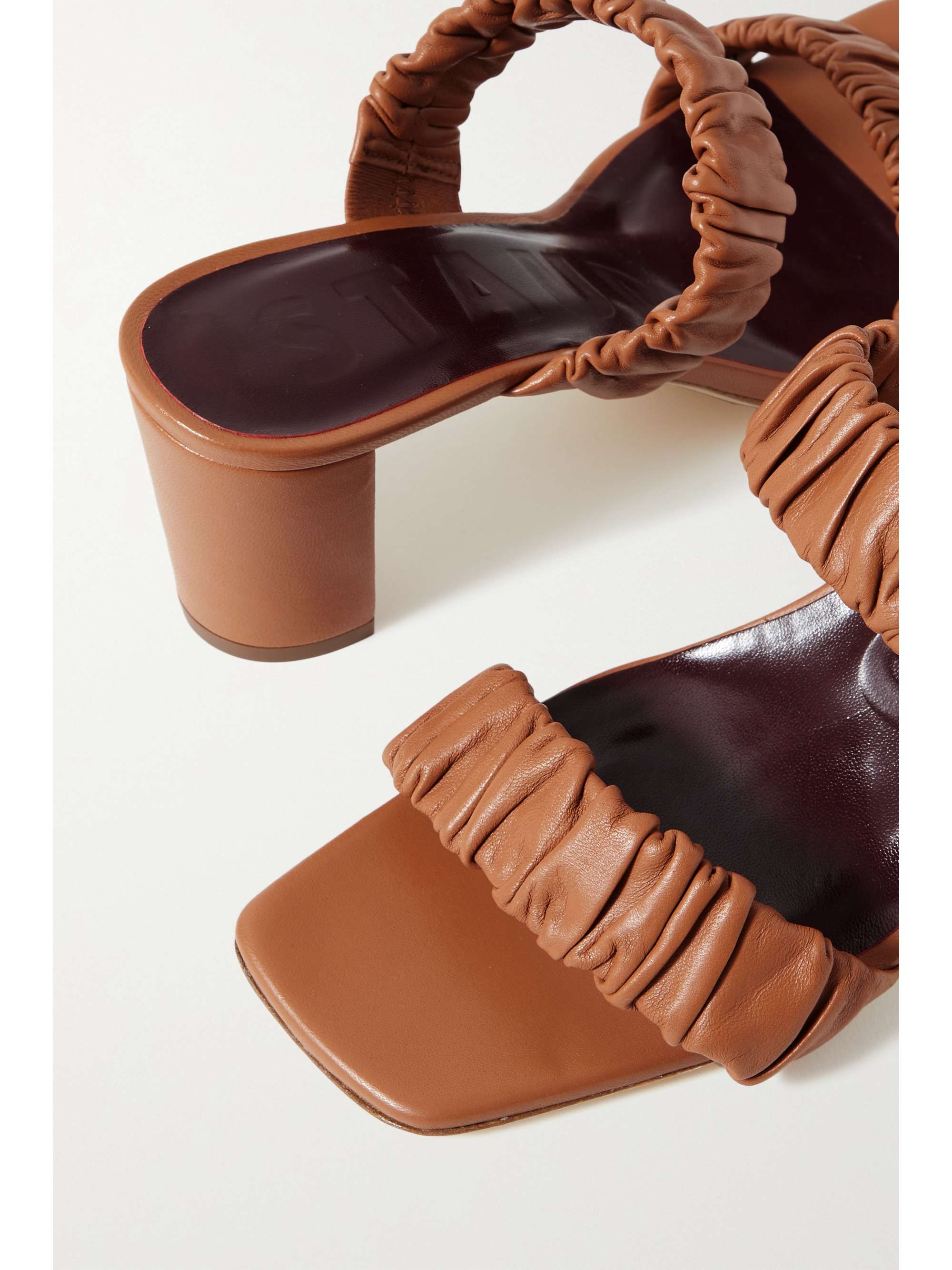 STAUD ステゥド サンダル シューズ レディース FRANKIE RUCHED SANDAL Ivory