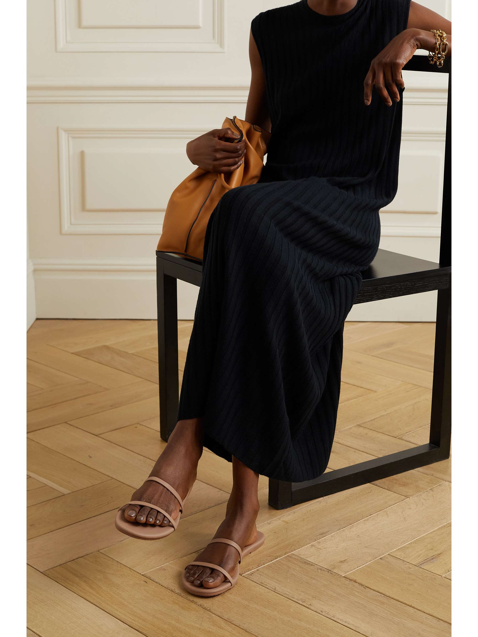 TKEES Gemma vegan matte-leather sandals
