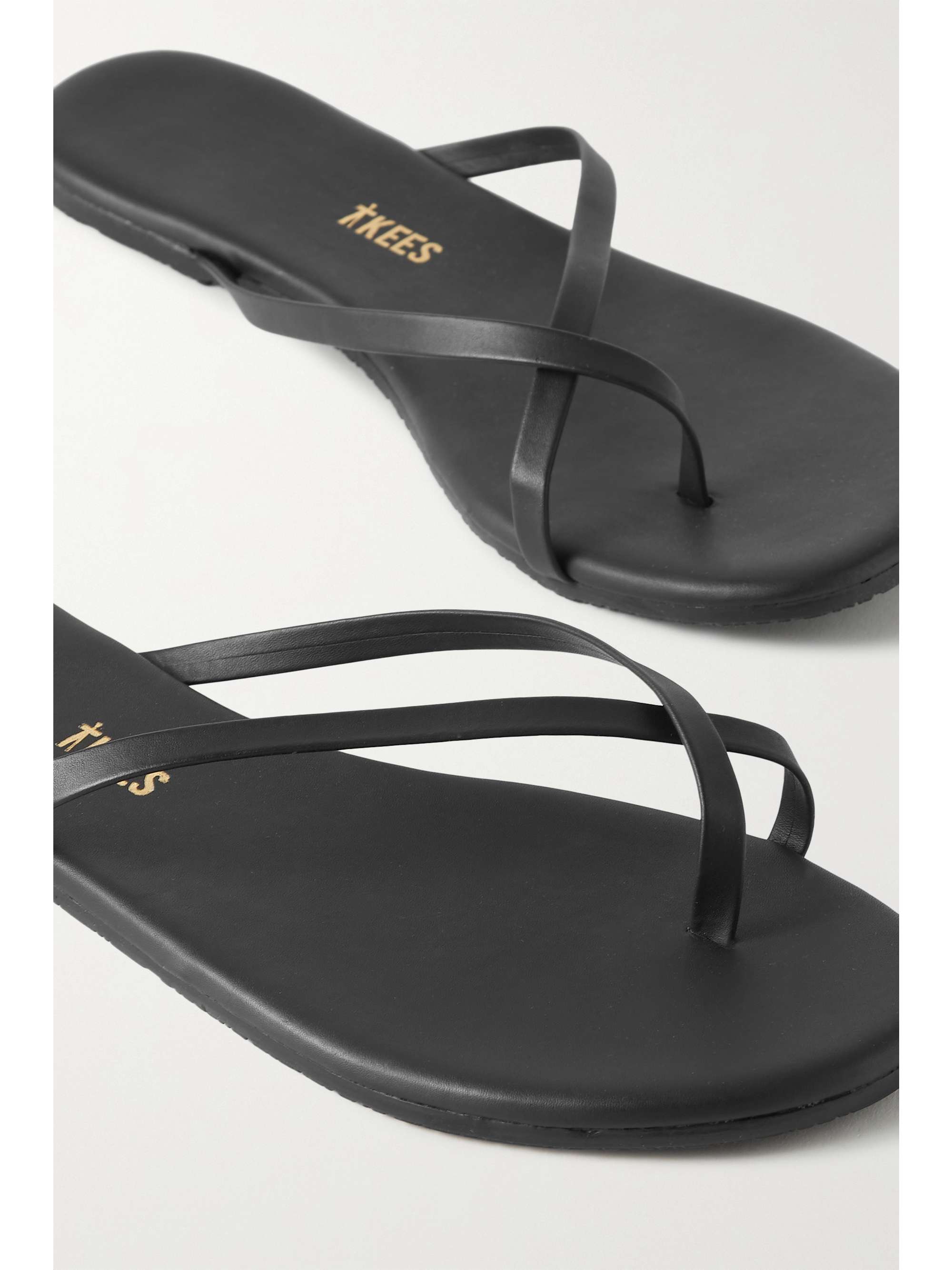 TKEES Liners matte-leather flip flops