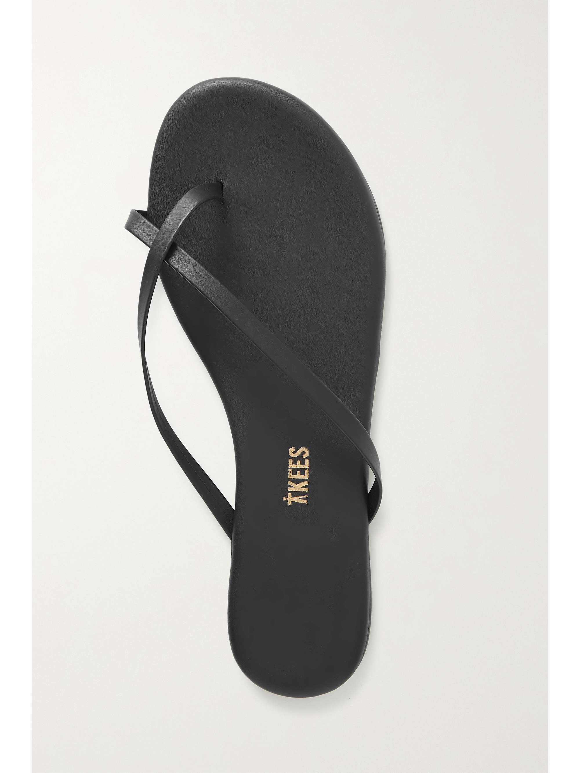 TKEES Riley matte-leather flip flops | NET-A-PORTER