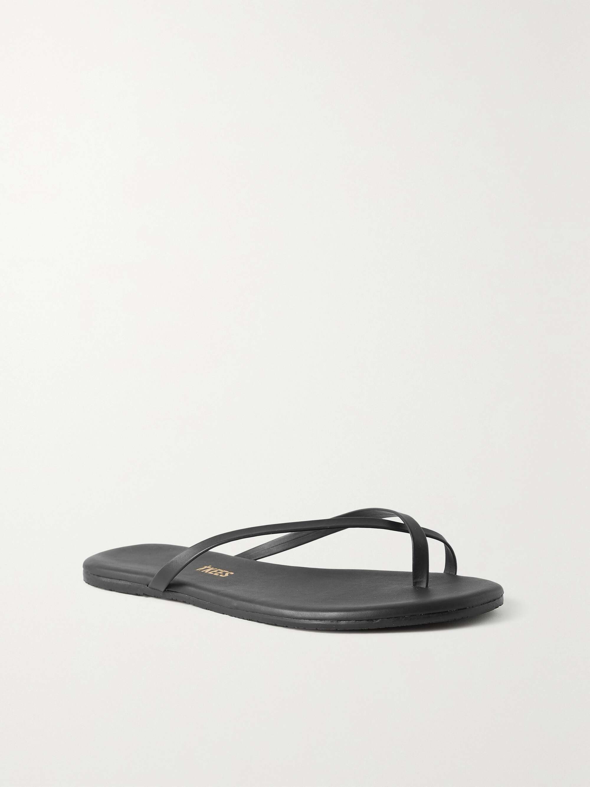 TKEES Riley matte-leather flip flops | NET-A-PORTER