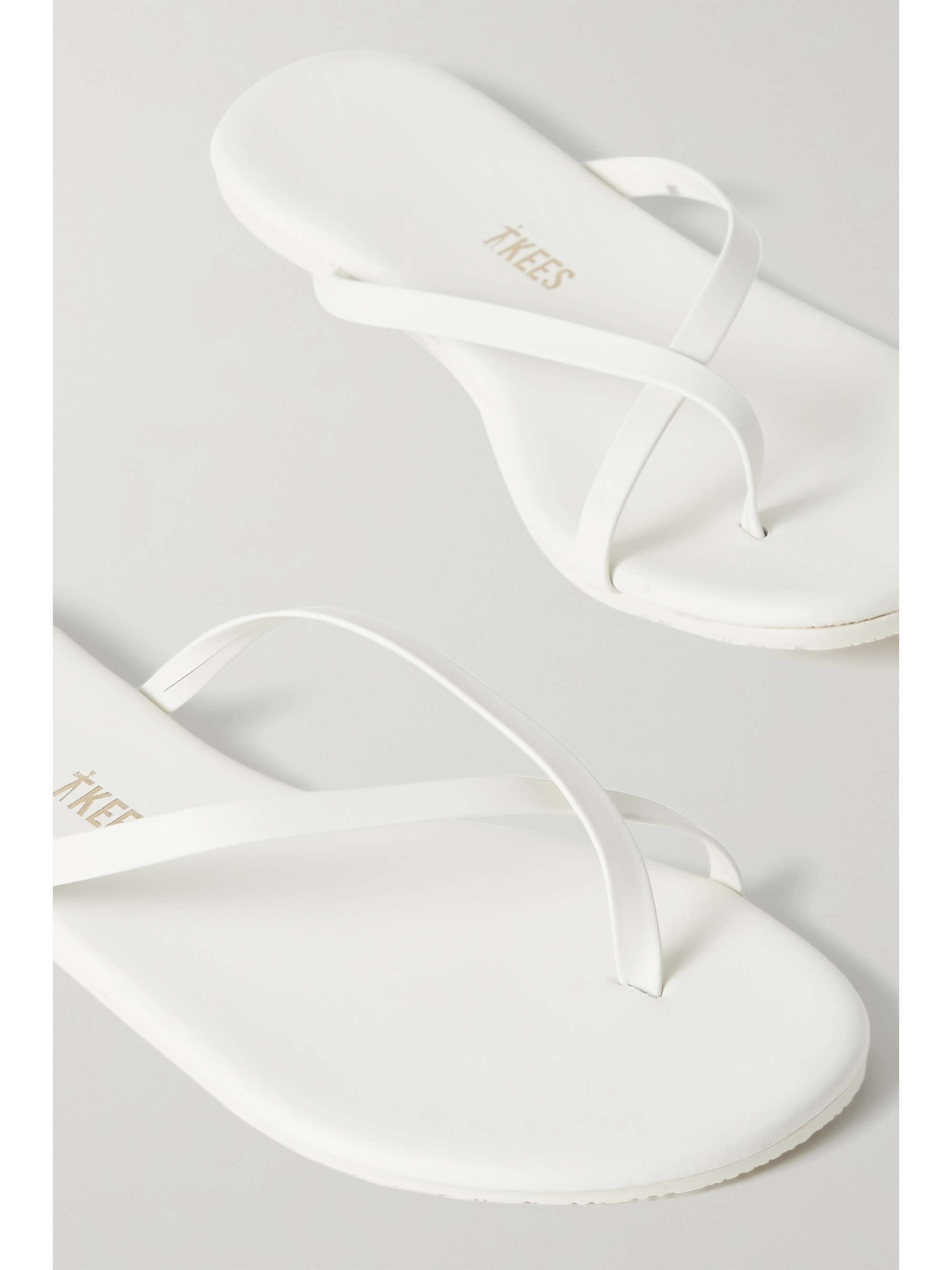 TKEES Liners matte-leather flip flops