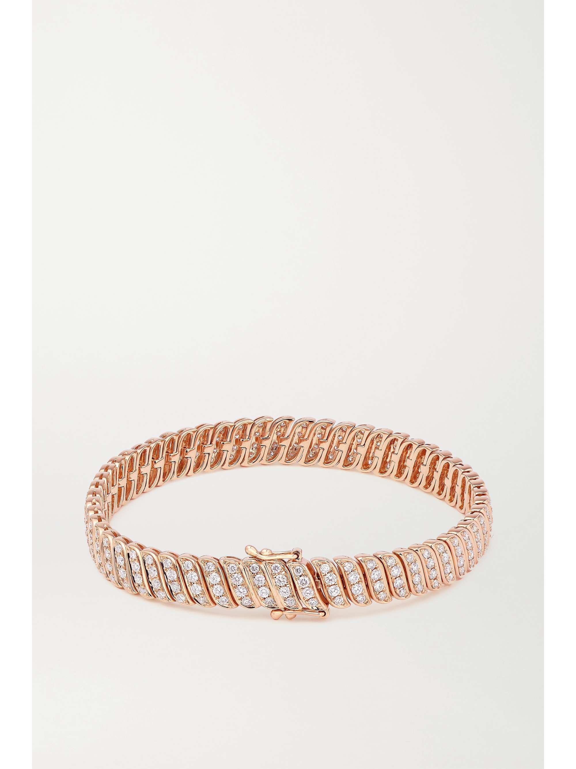 ANITA KO Zoe Thin 18-karat gold diamond bracelet