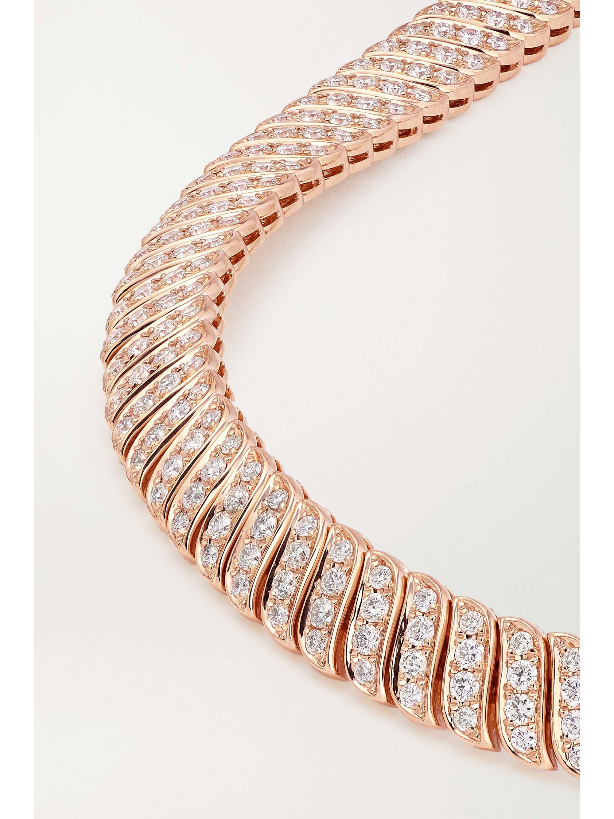 ANITA KO Zoe Thin 18-karat gold diamond bracelet