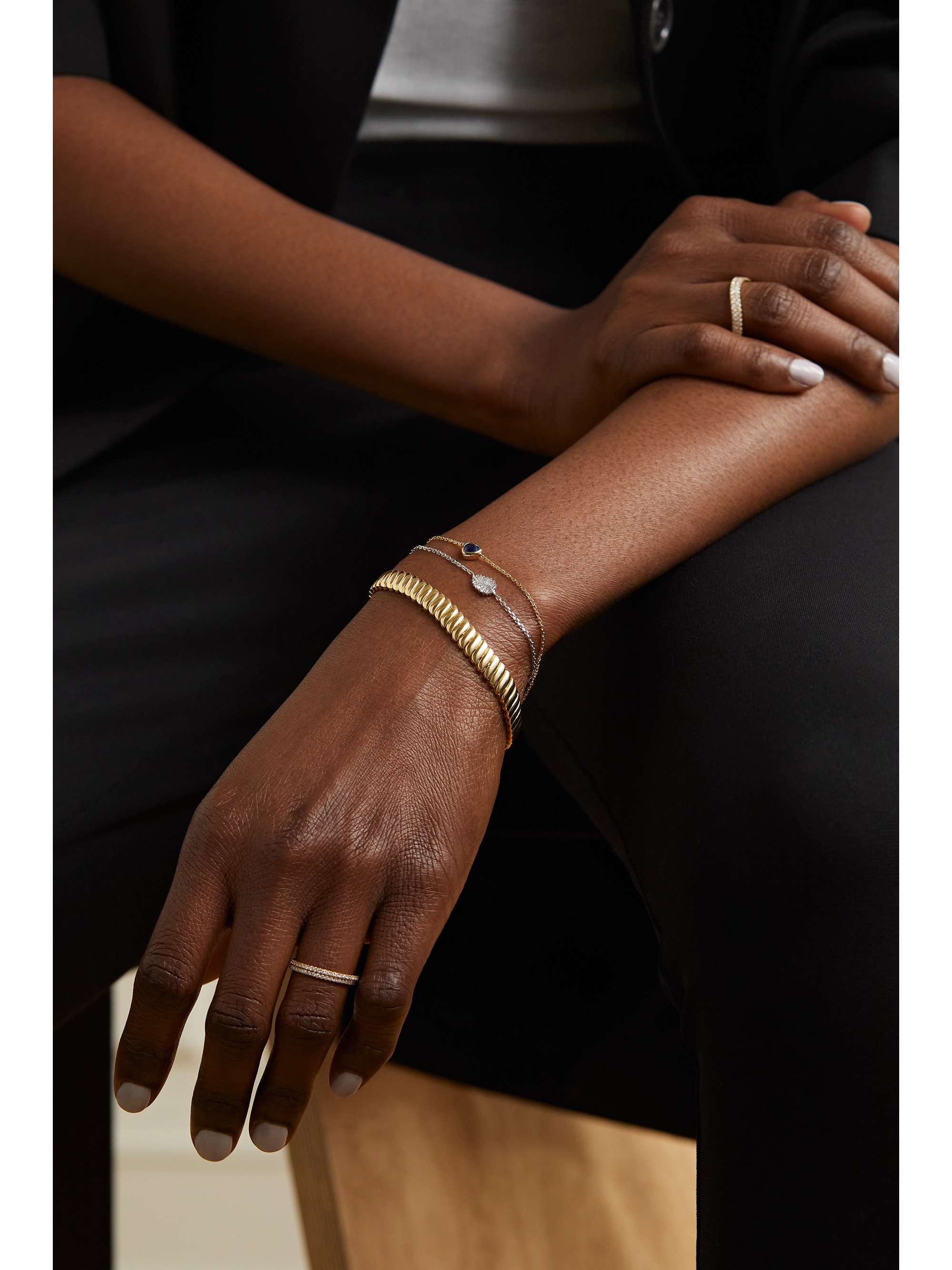 ANITA KO Zoe 18-karat gold bracelet