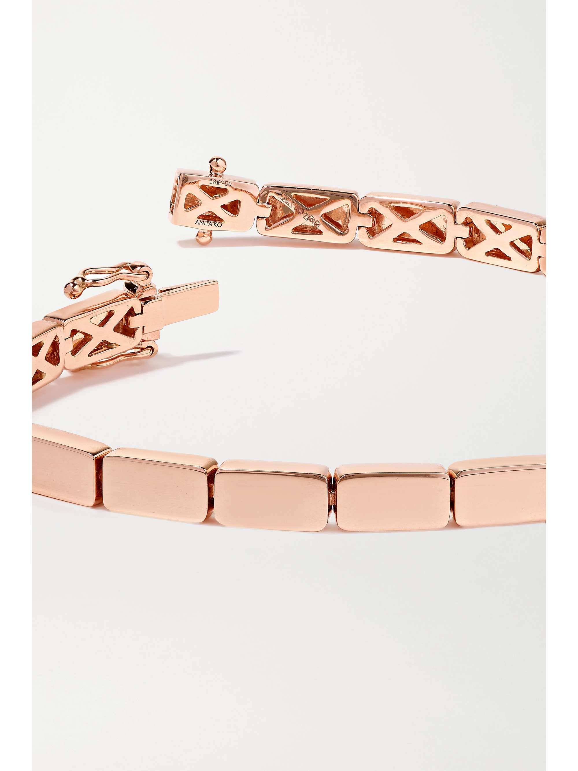 ANITA KO Bunny 18-karat rose gold bracelet