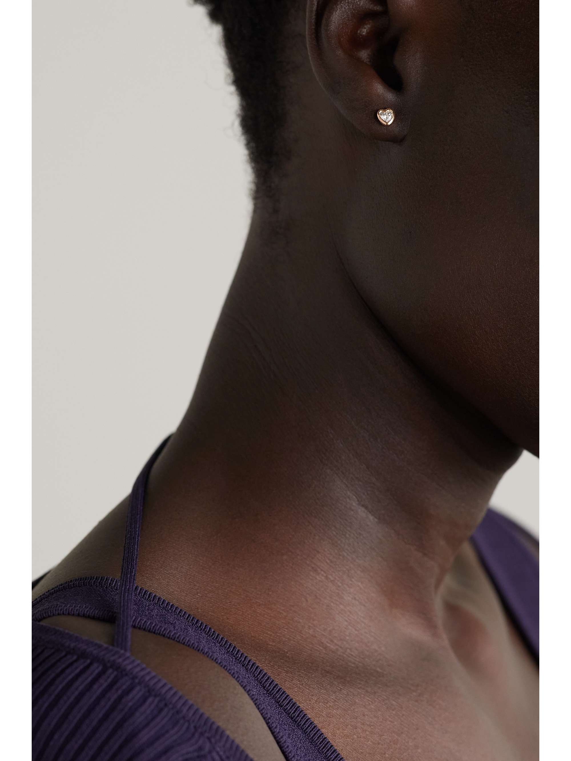 ANITA KO 18-karat rose gold diamond earrings