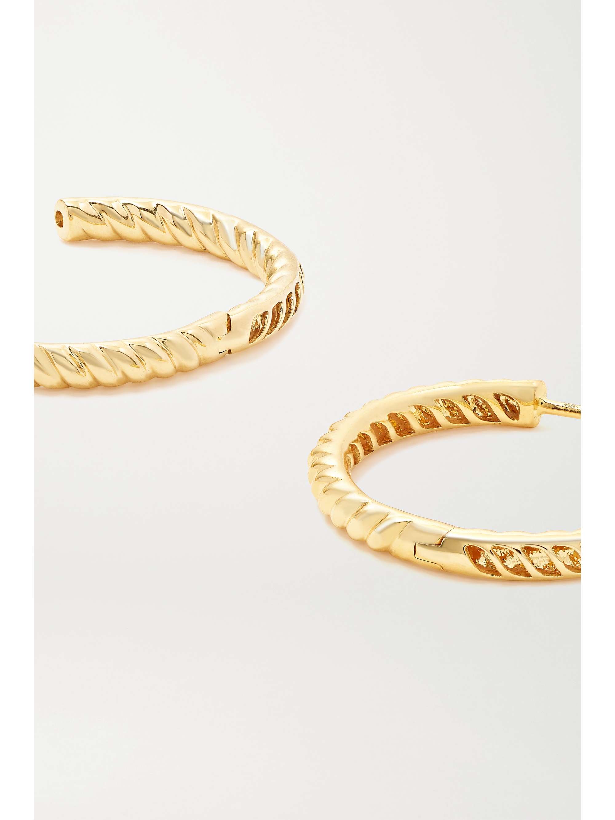 ANITA KO Zoe 18-karat gold hoop earrings
