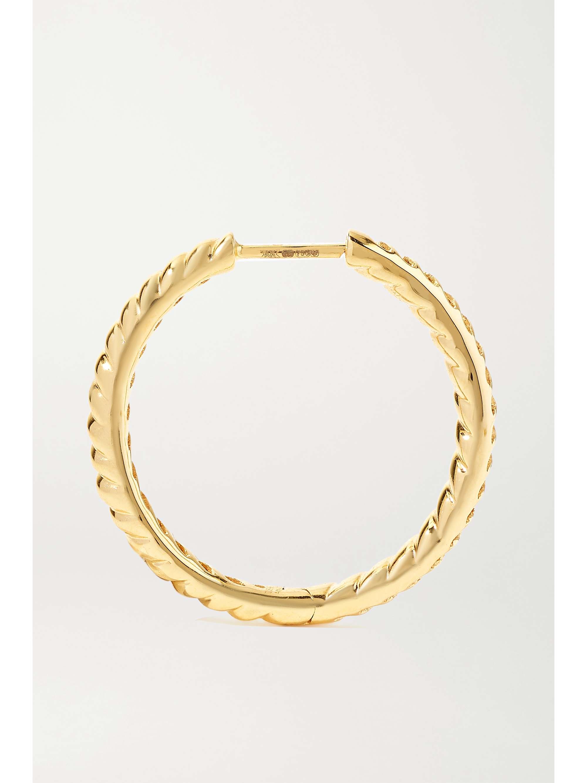 ANITA KO Zoe 18-karat gold hoop earrings