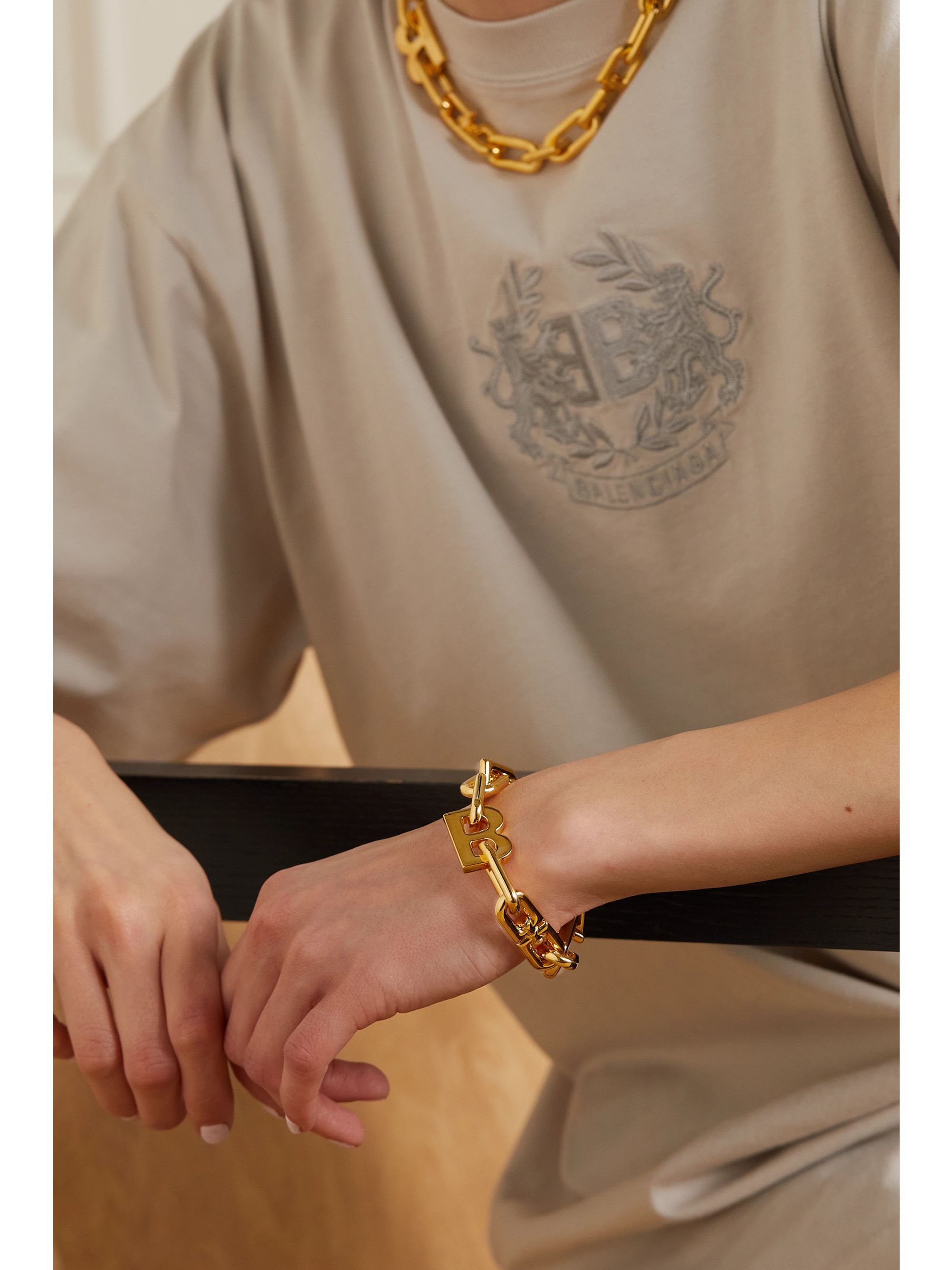Balenciaga Gold Bracelet 2025 | ciclica.eu