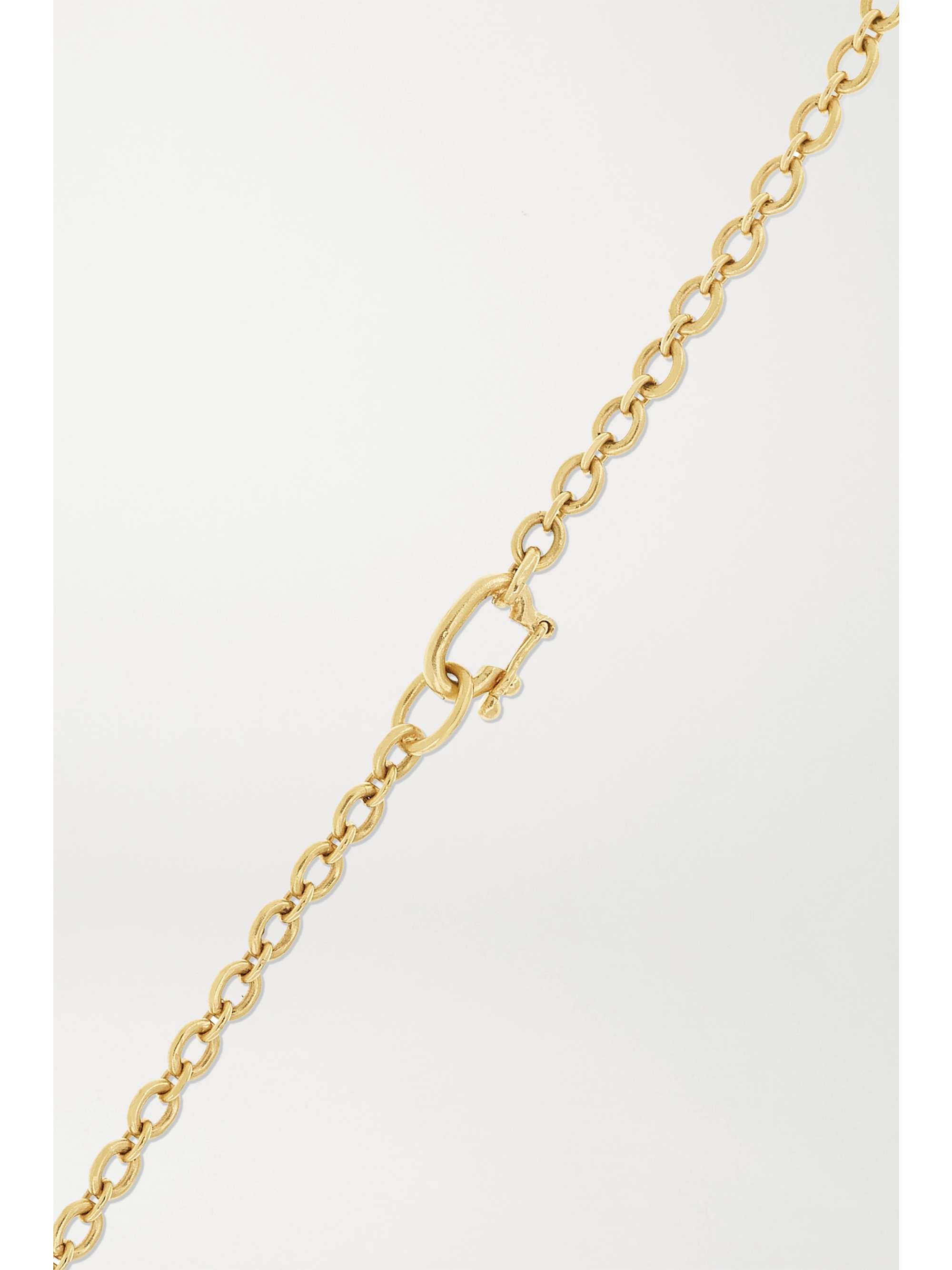 IRENE NEUWIRTH Super Bloom 18-karat gold opal necklace