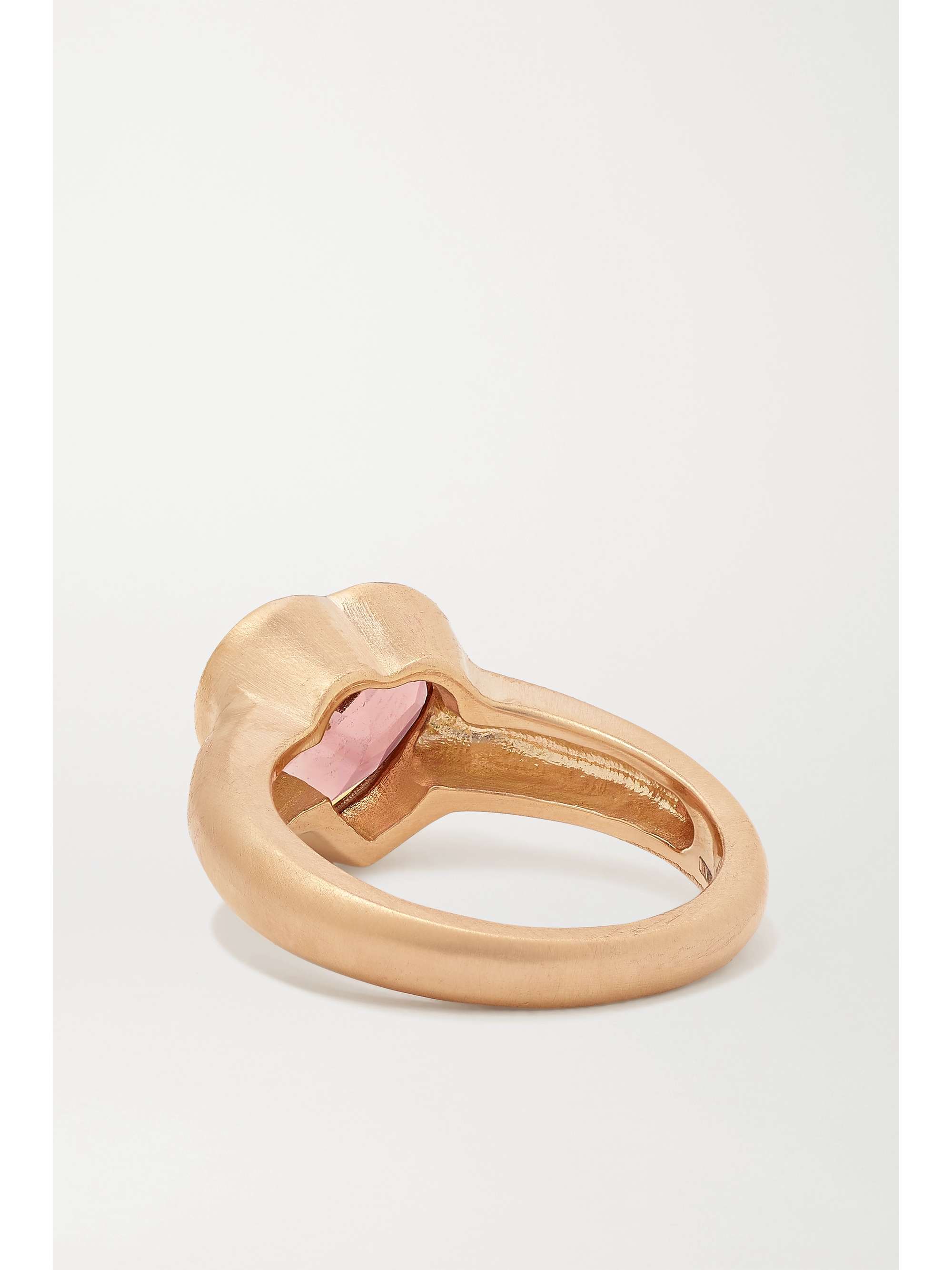 IRENE NEUWIRTH Love 18-karat rose gold tourmaline ring