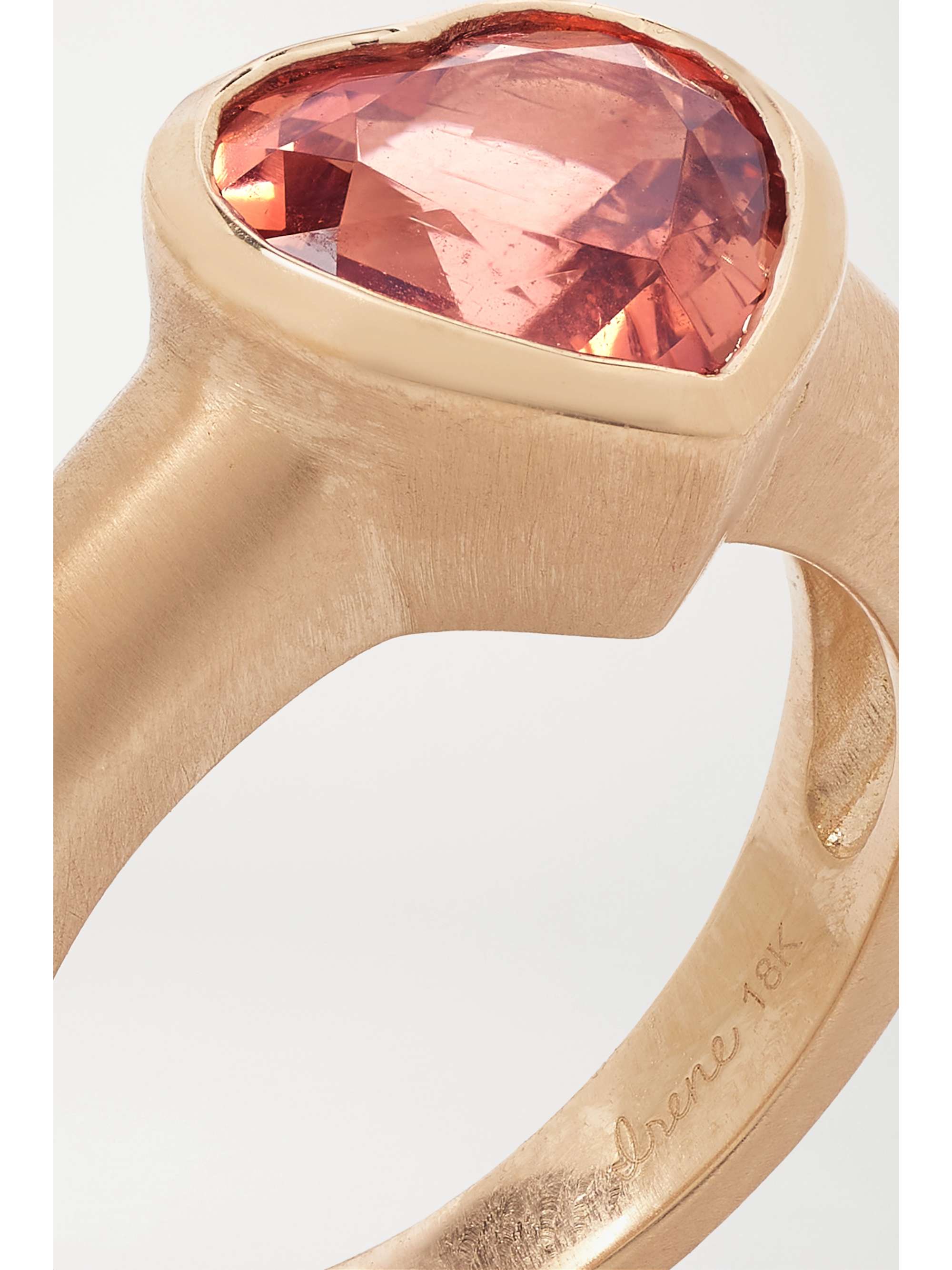 IRENE NEUWIRTH Love 18-karat rose gold tourmaline ring