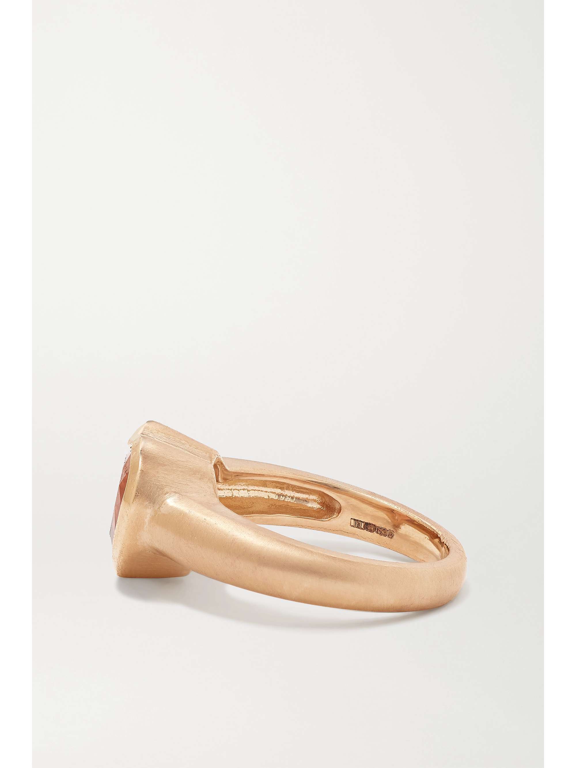 IRENE NEUWIRTH Love 18-karat rose gold tourmaline ring