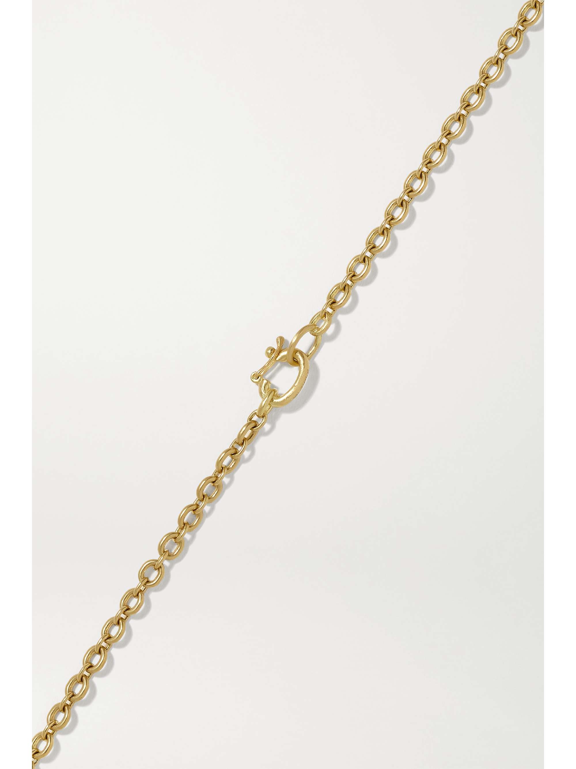 IRENE NEUWIRTH Super Bloom 18-karat yellow and white gold diamond necklace