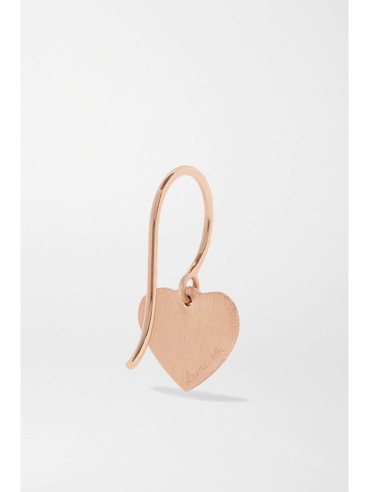 Shop Irene Neuwirth Love 18-karat Rose Gold Earrings