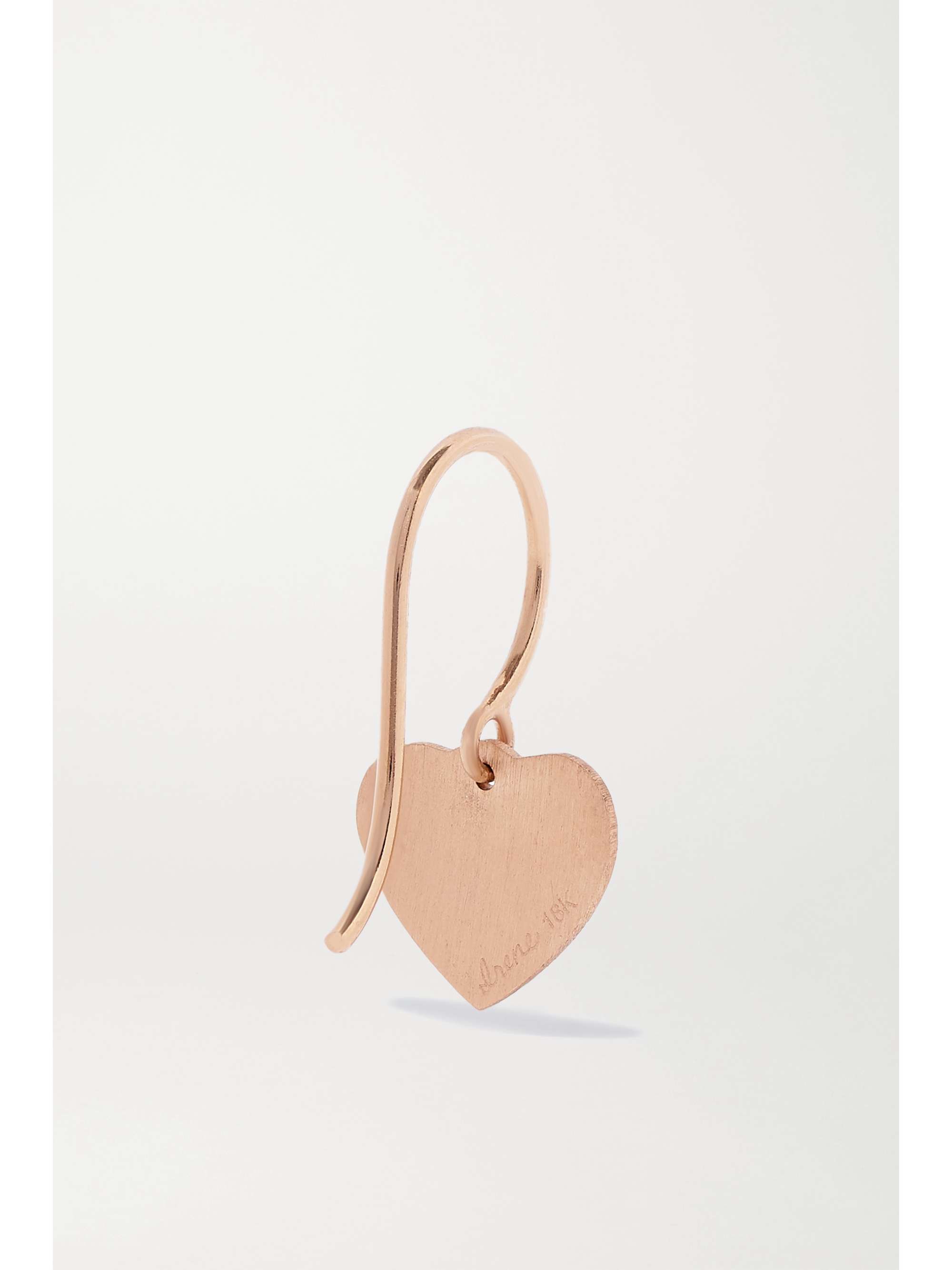 IRENE NEUWIRTH Love 18-karat rose gold earrings