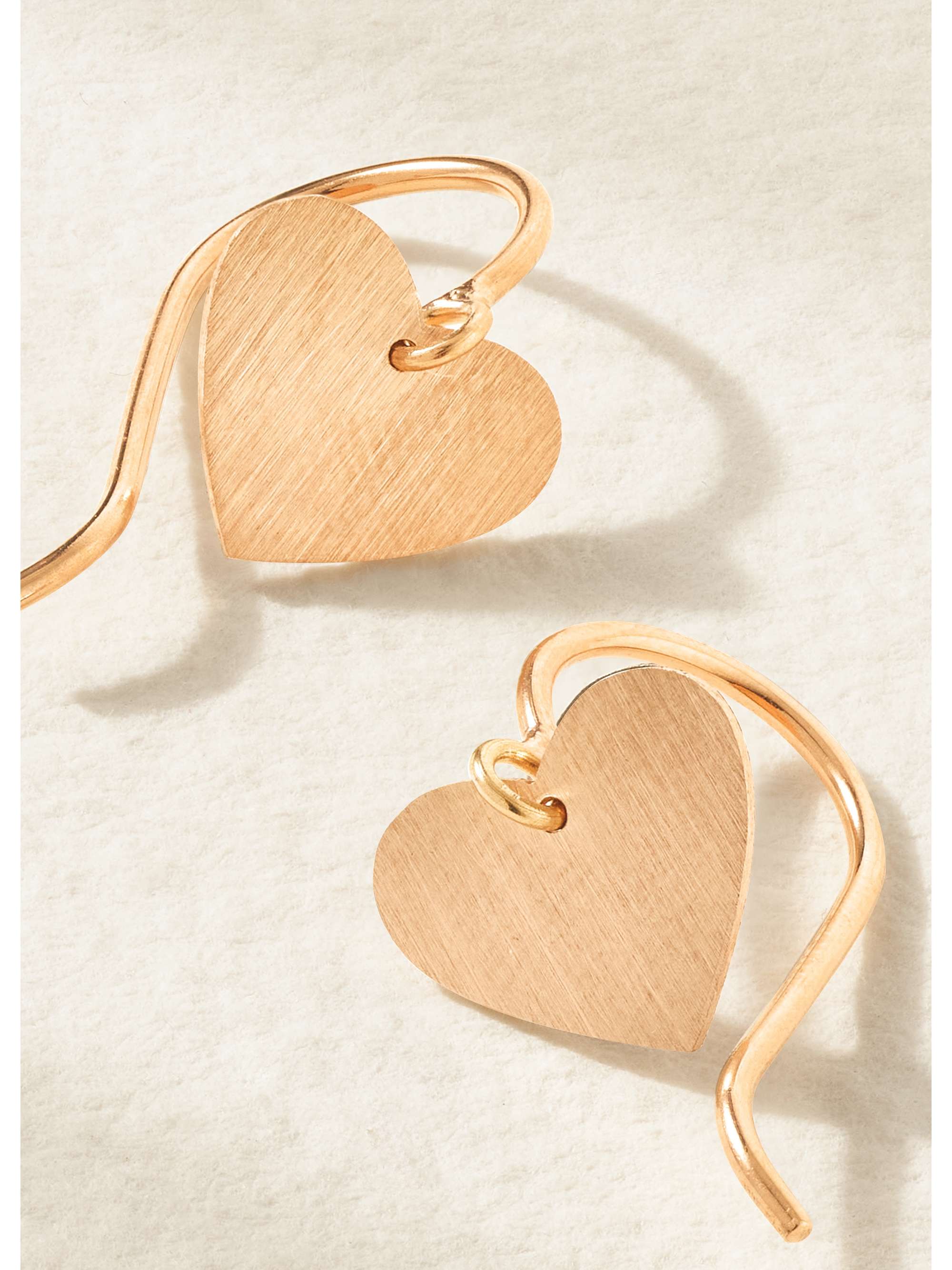 IRENE NEUWIRTH Love 18-karat rose gold earrings