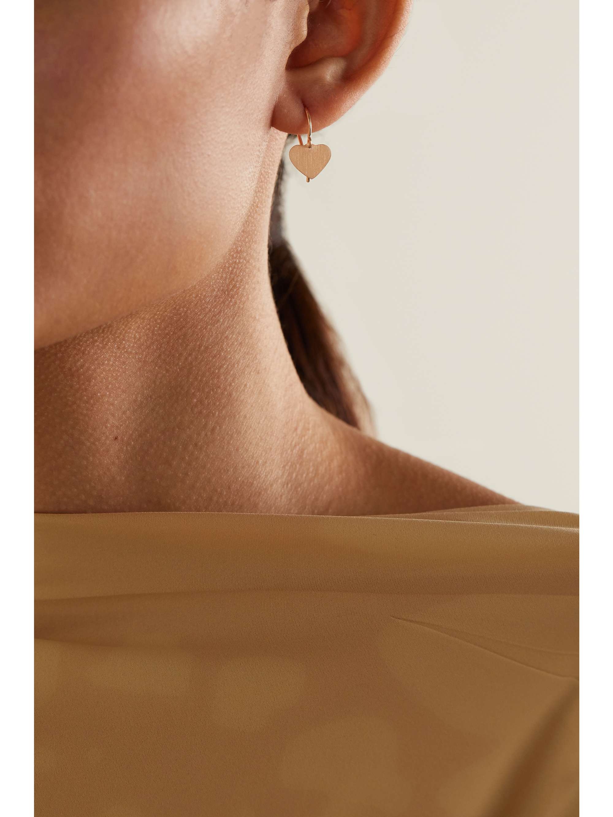 IRENE NEUWIRTH Love 18-karat rose gold earrings