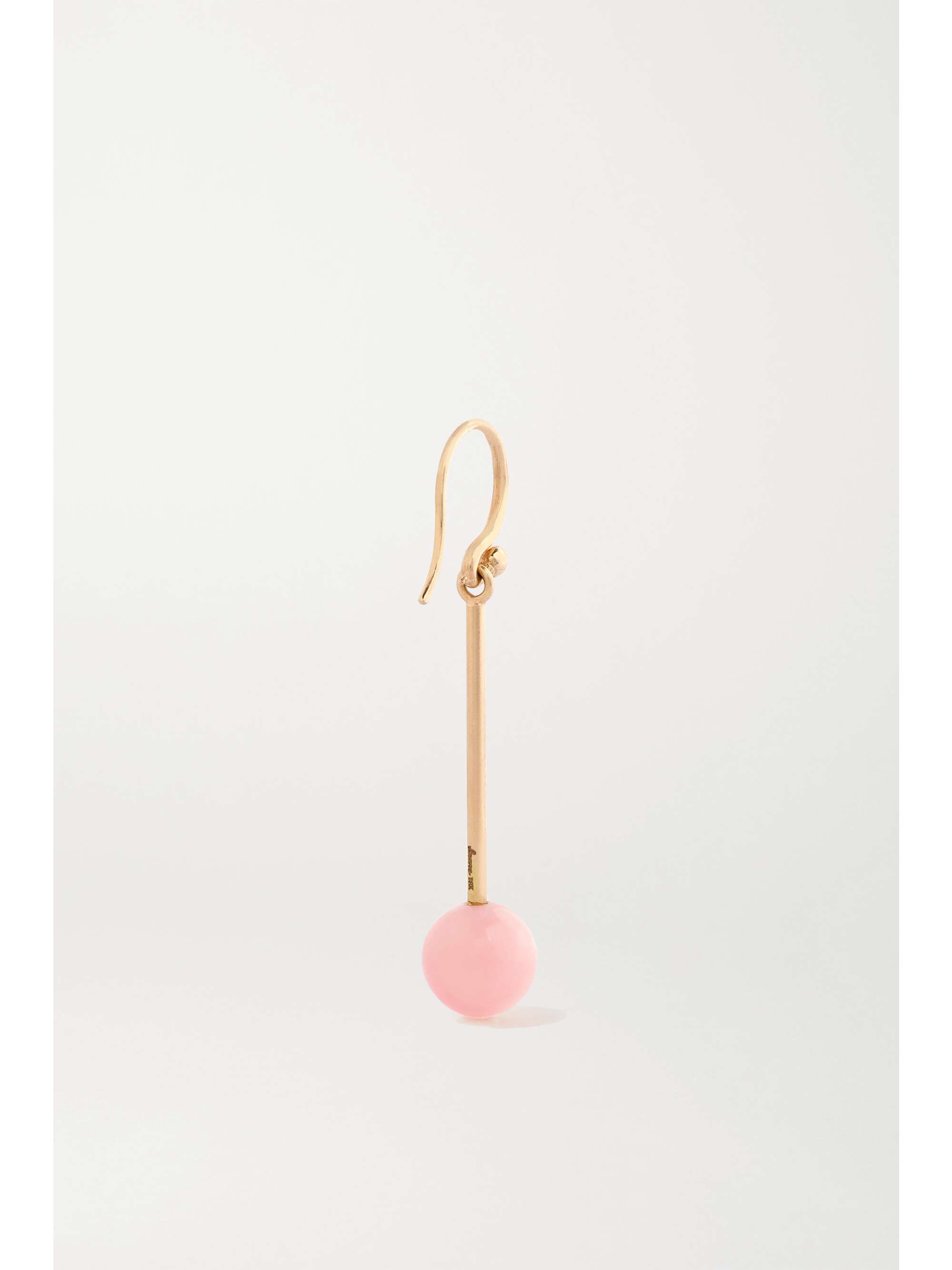 IRENE NEUWIRTH Gumball 18-karat rose gold, opal and diamond earrings