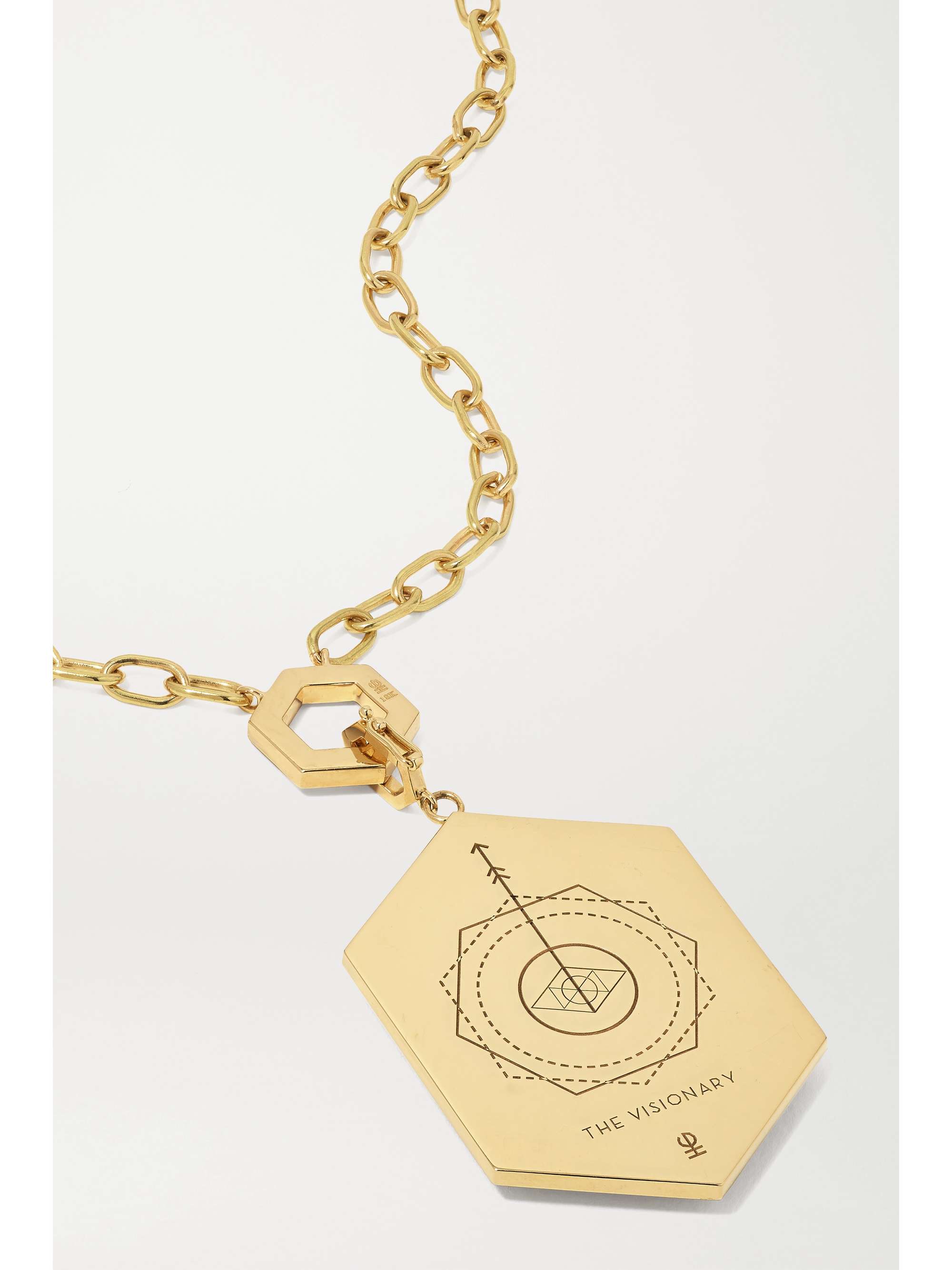 HARWELL GODFREY 18-karat gold multi-stone necklace