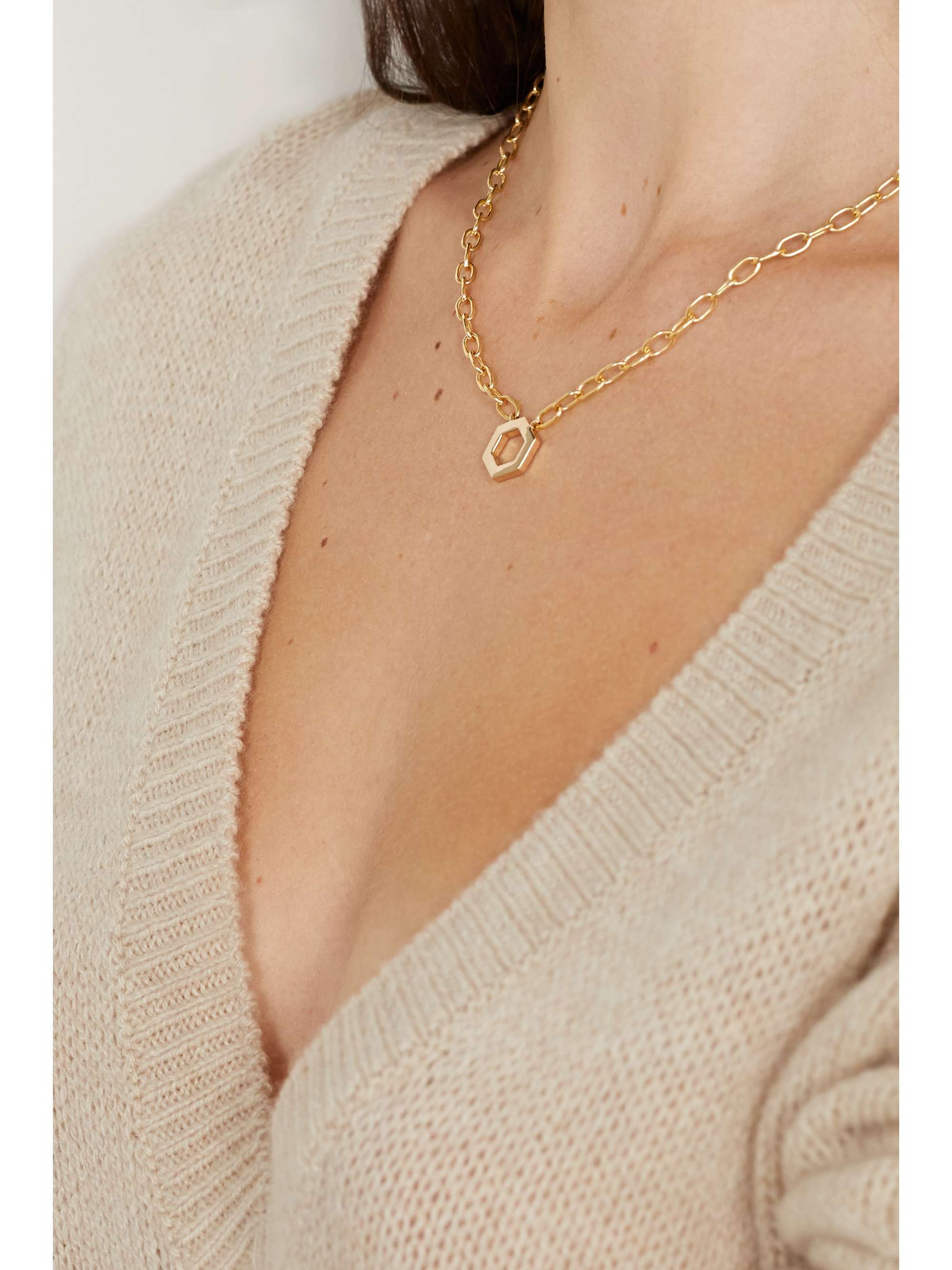 HARWELL GODFREY 18-karat gold multi-stone necklace